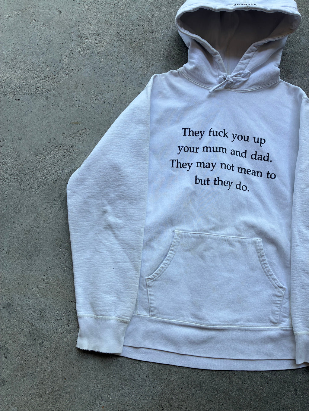 Supreme “THEY F*CK YOU UP” Hoodie (L)