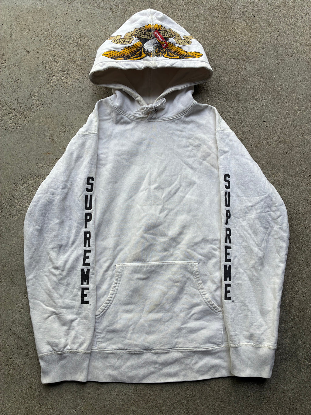 Supreme x Antihero “EAGLE” Hoodie (X-Large-Large)