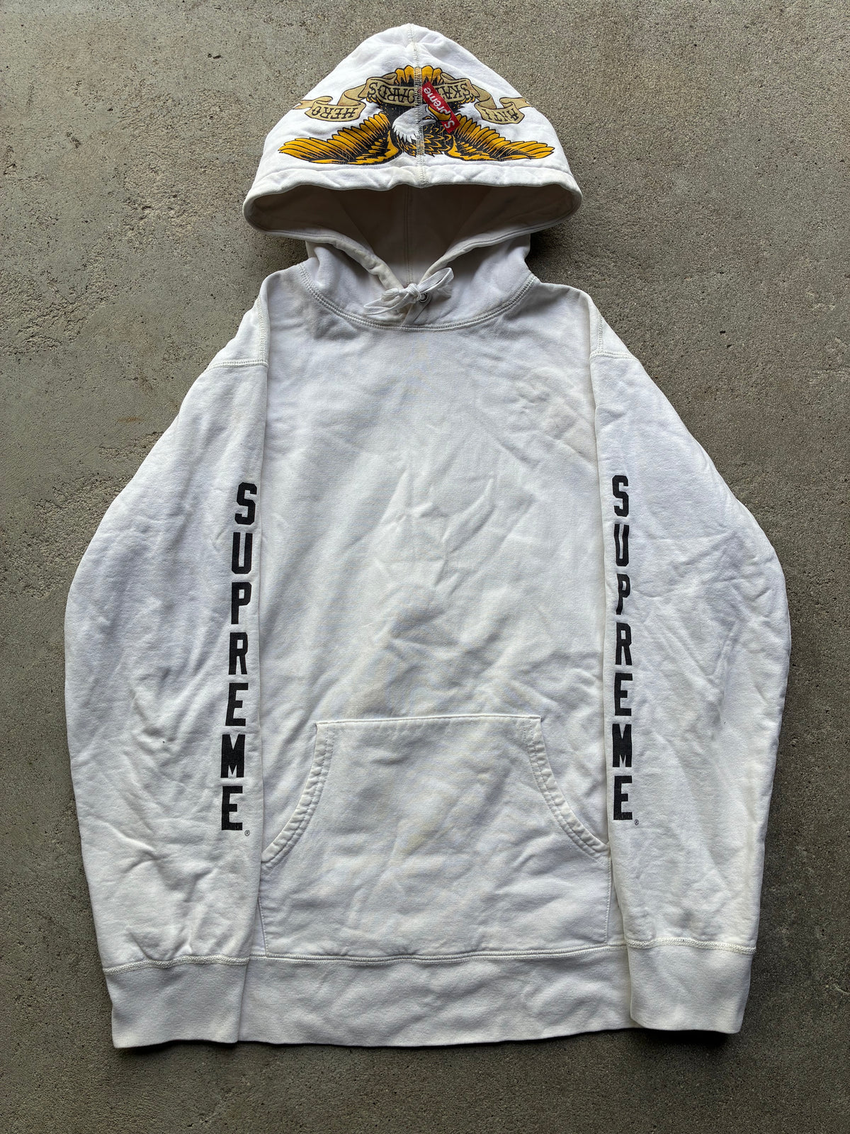 Supreme x Antihero “EAGLE” Hoodie (X-Large-Large)