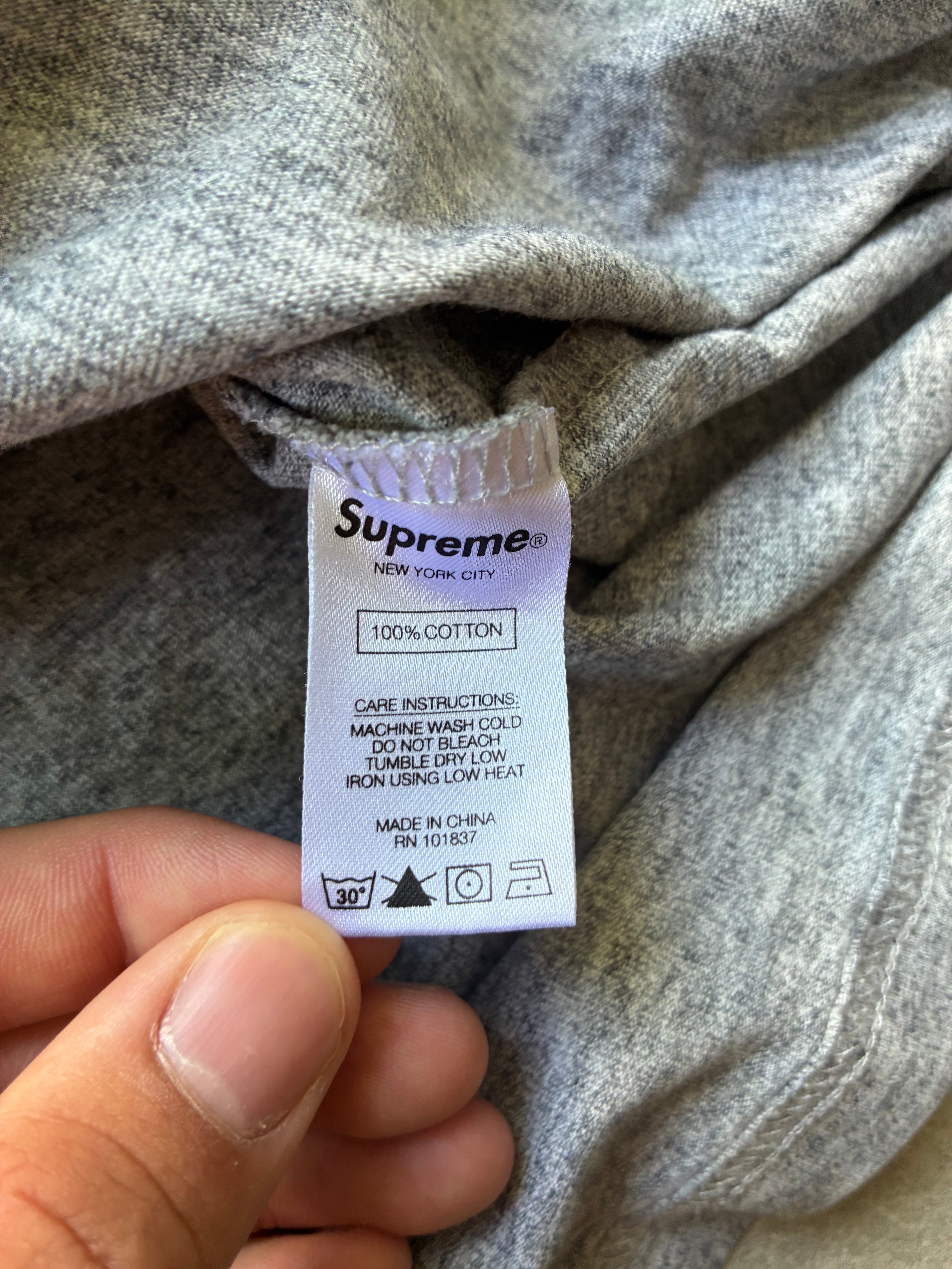 Supreme “CHROME LOGO L/S” Long Sleeve (M)