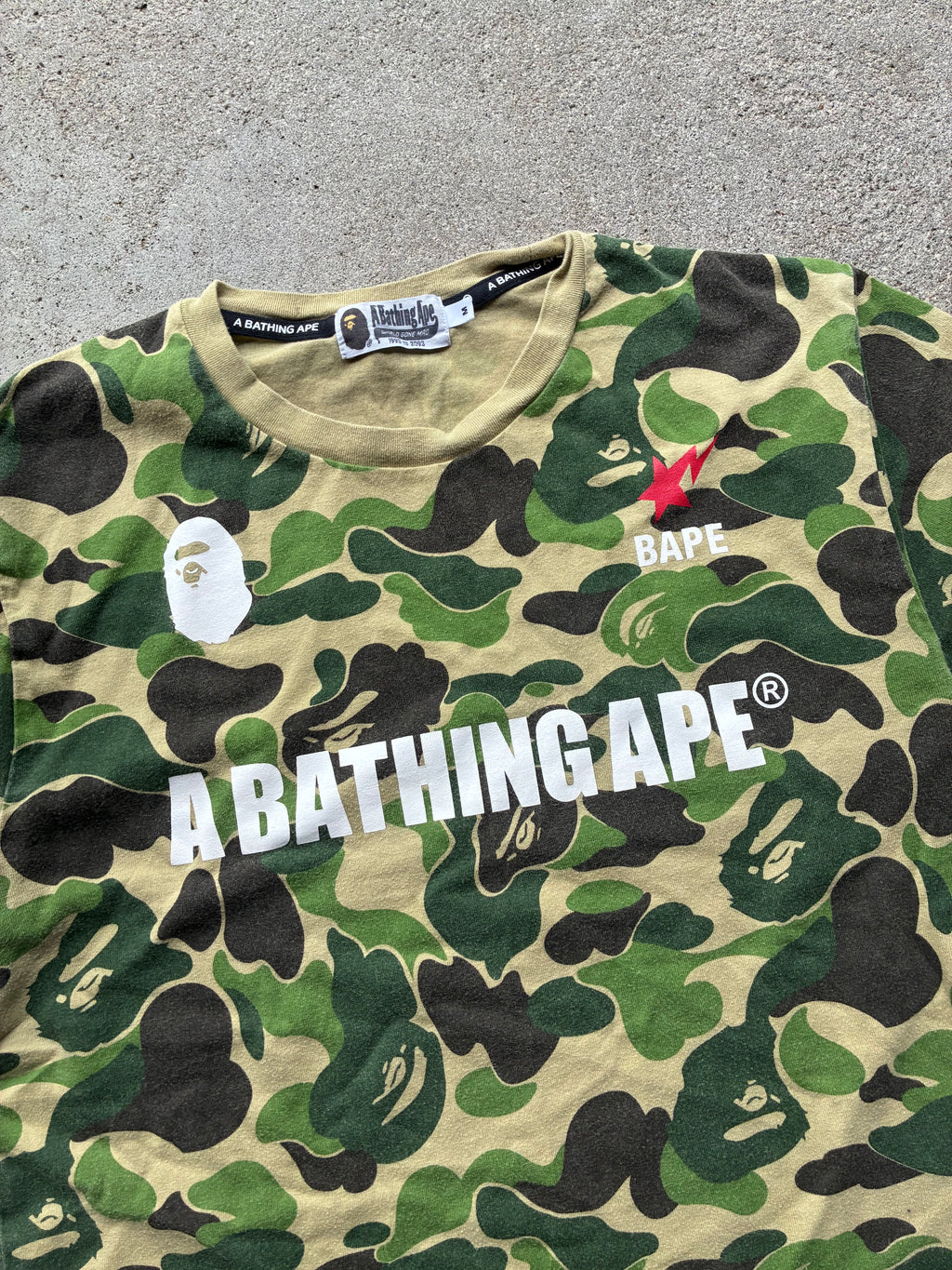 Bape “CAMO” Tee (M)