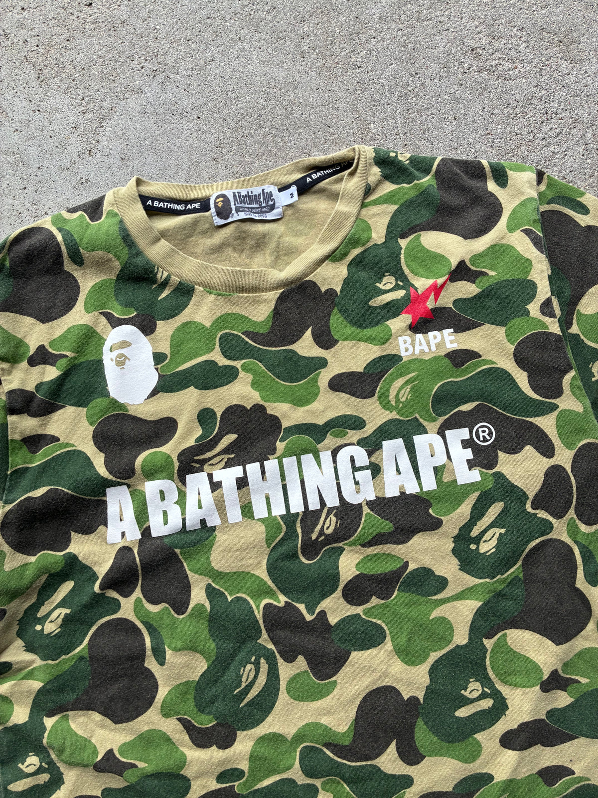 Bape “CAMO” Tee (M)