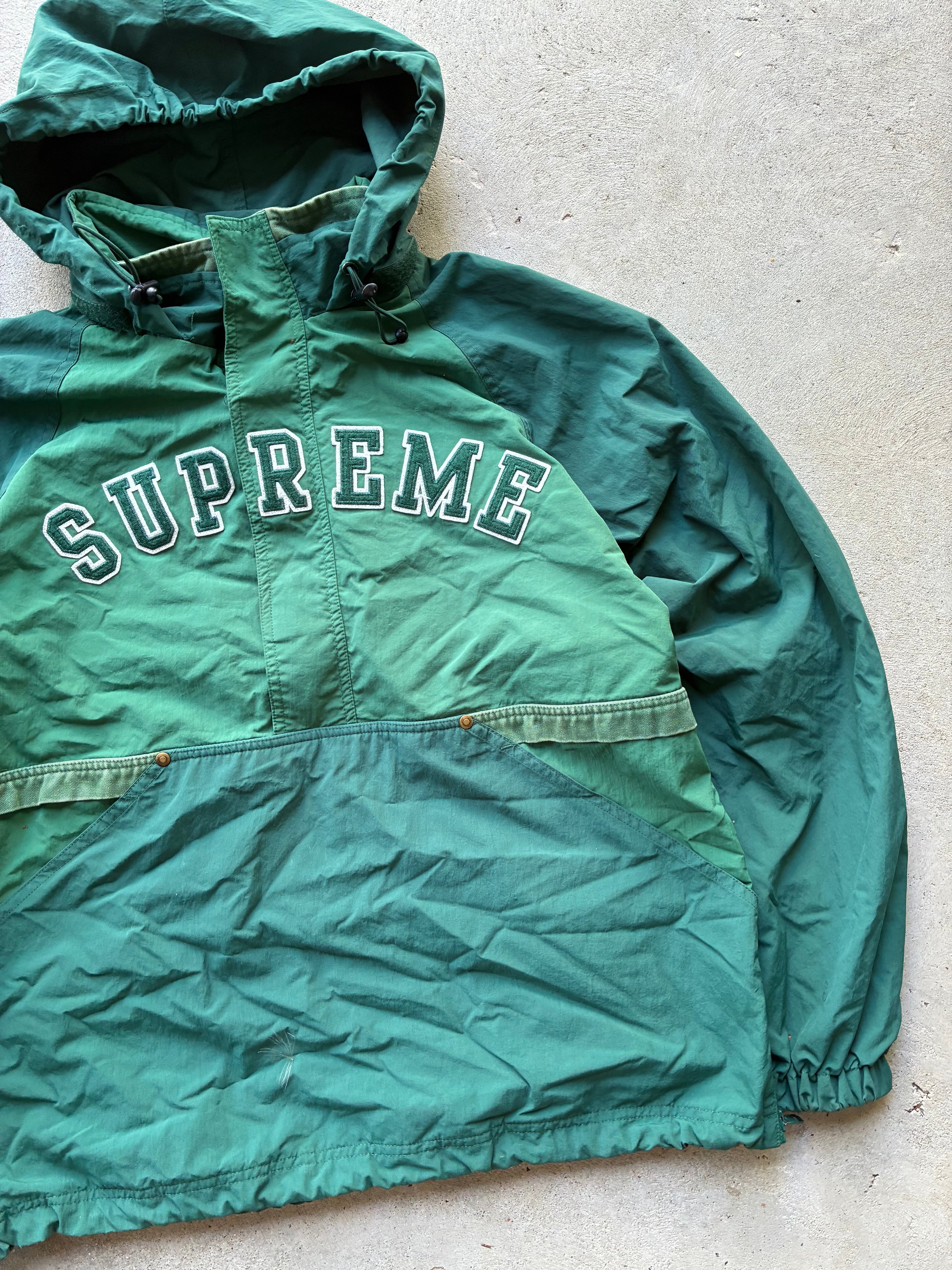 Supreme “COURT HALF ZIP PULLOVER SS18” Jakke (M)