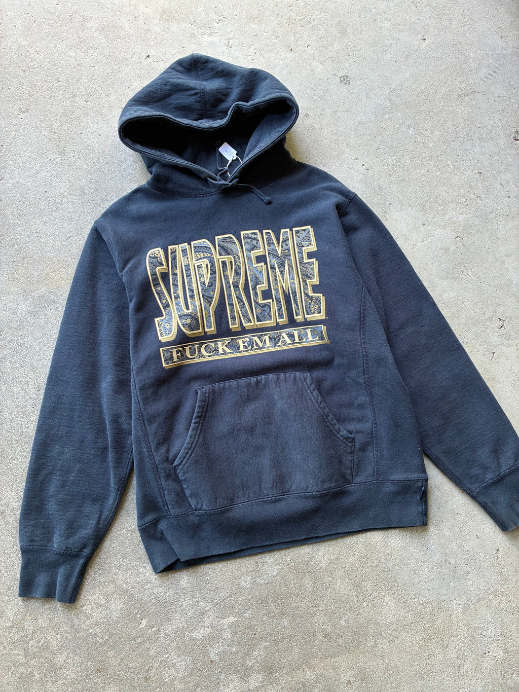 Supreme “F*CK EM ALL” Hoodie (M)