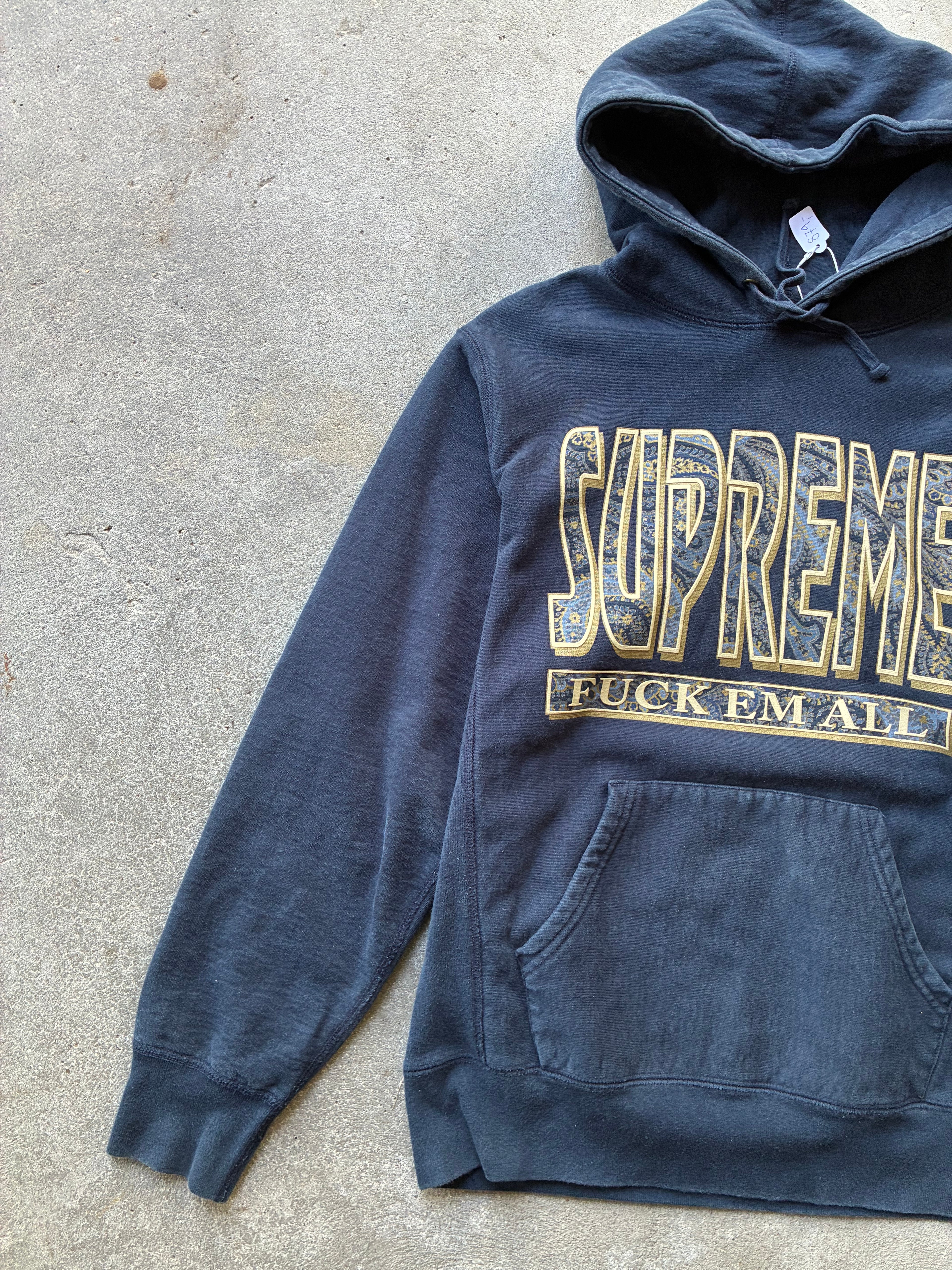 Supreme “F*CK EM ALL” Hoodie (M)