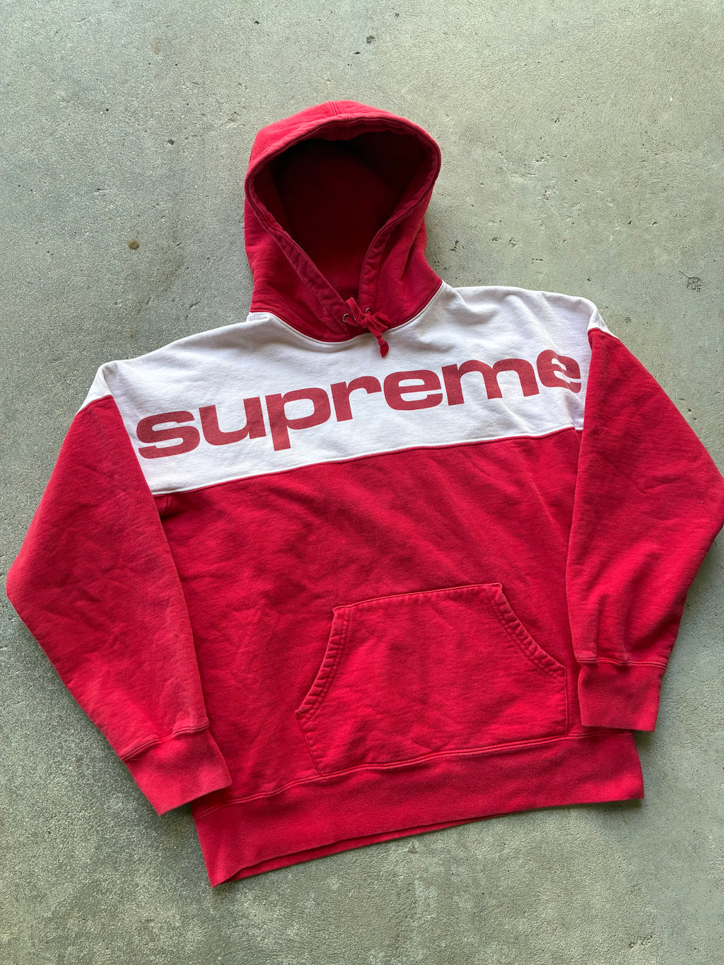 Supreme “COLOR BLOCK” Hoodie (L)