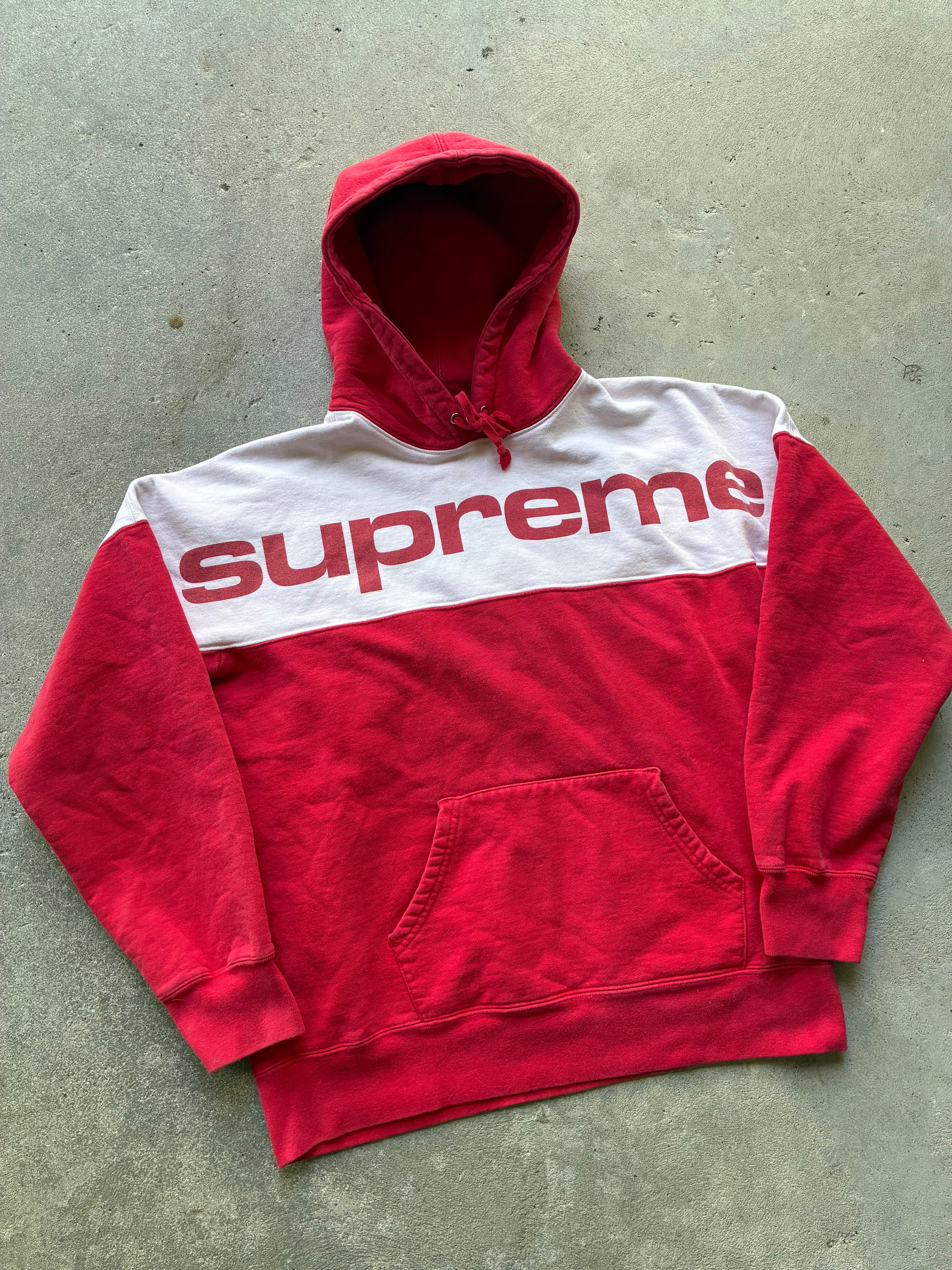 Supreme “COLOR BLOCK” Hoodie (L)