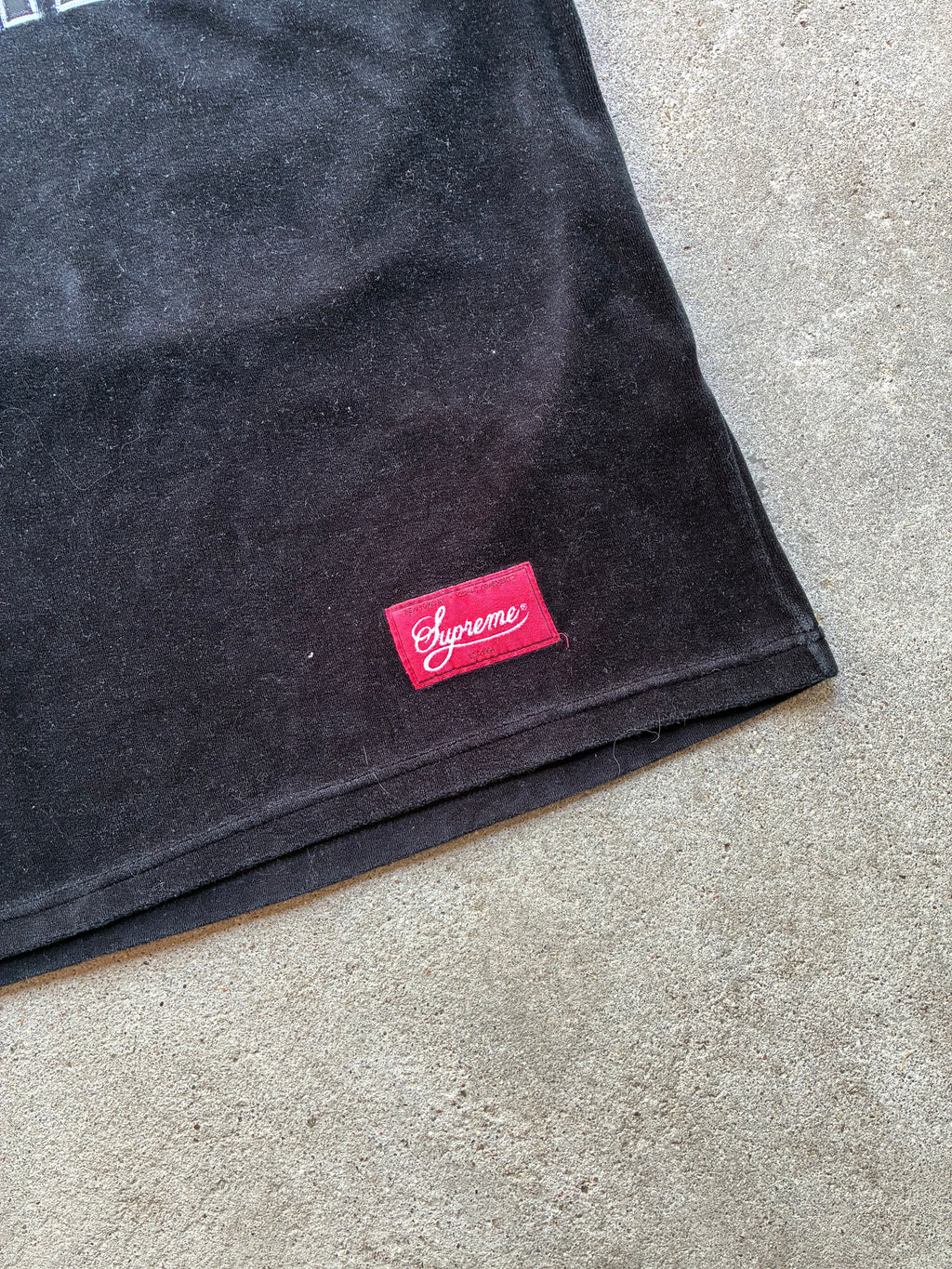 Supreme “VELOUR VELVET ARC LOGO”  Jersey (M)