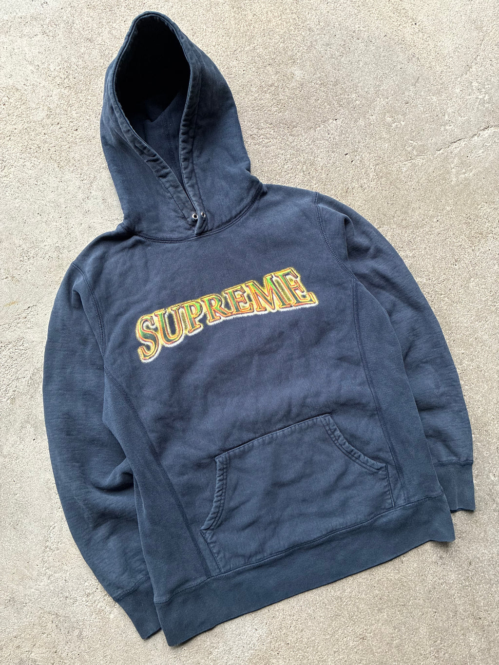 Supreme “METALLIC ARC LOGO” Hooded Hoodie (M)