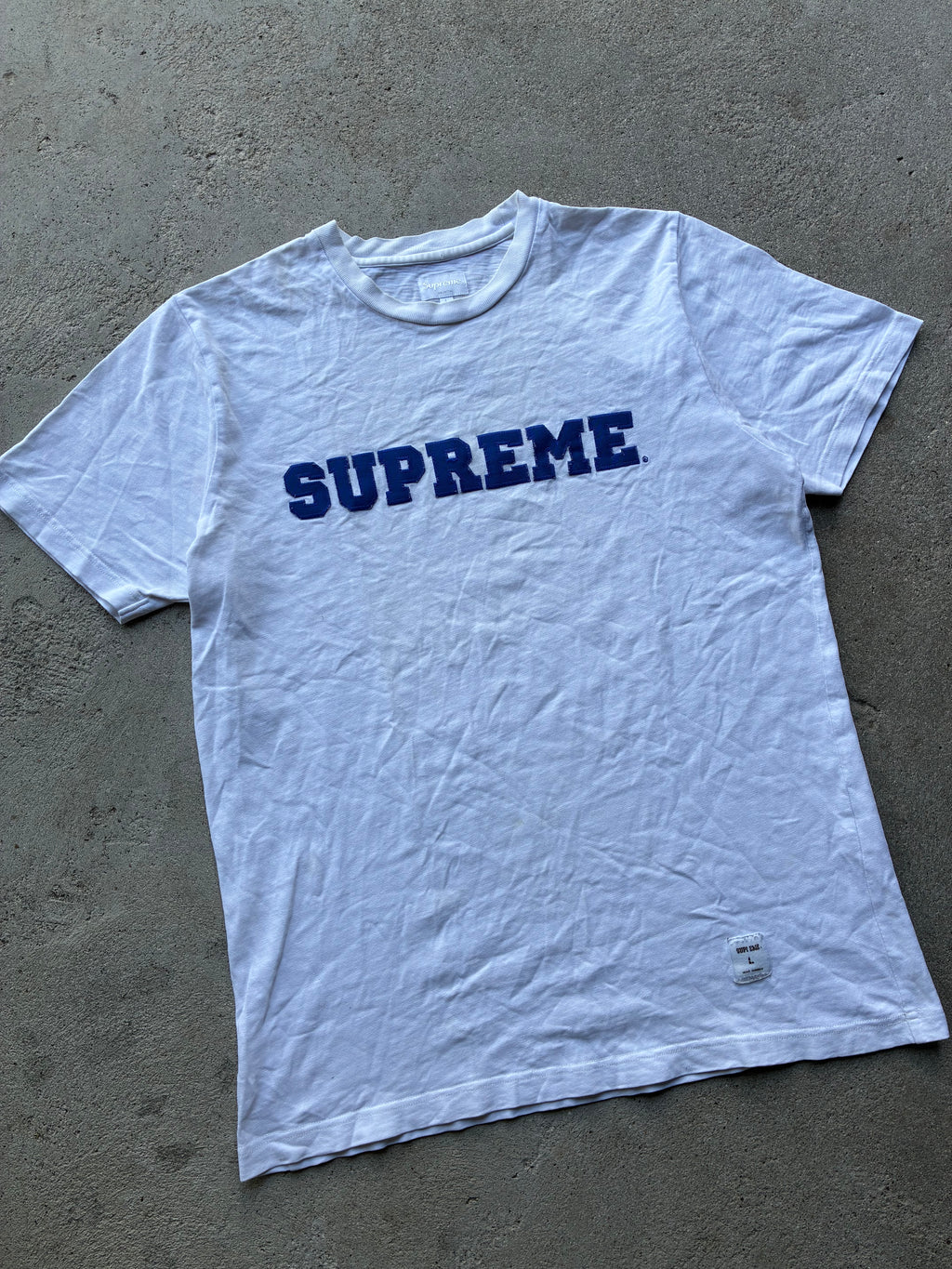 Supreme “COLLEGIATE” Tee (L)