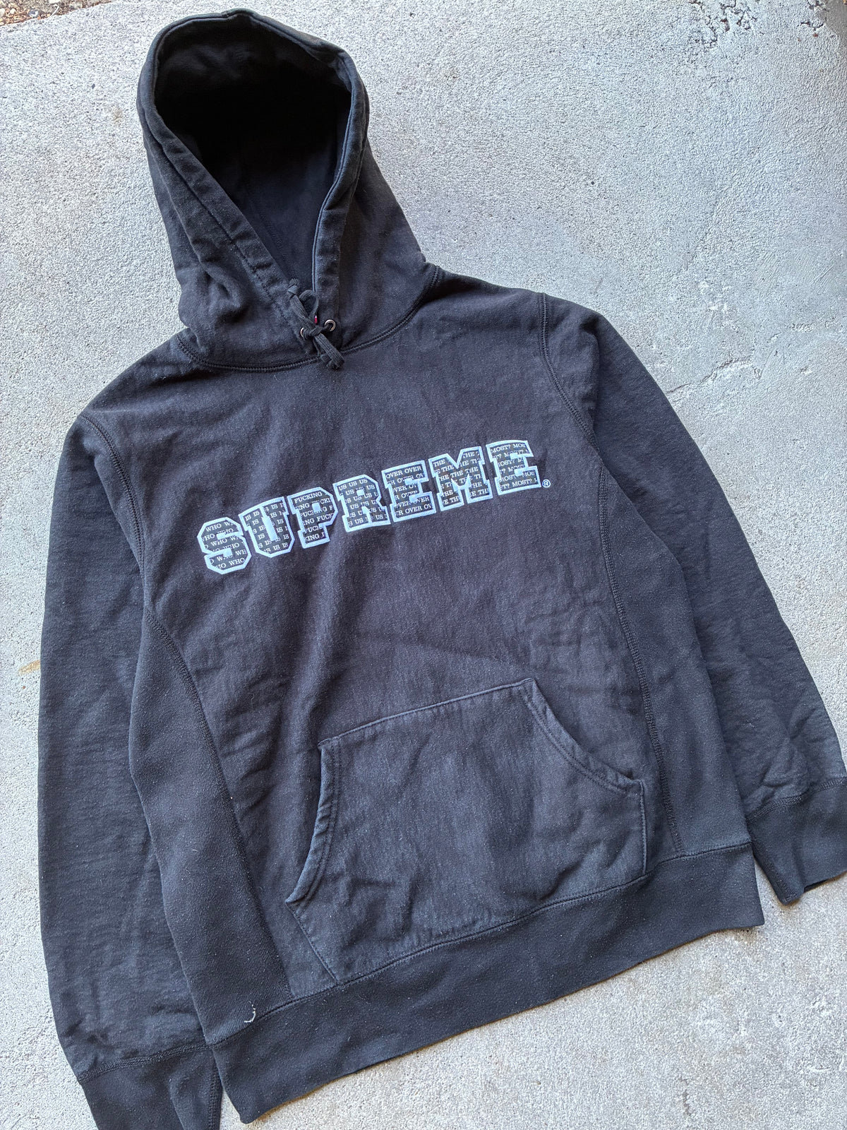 Supreme “COLLEGIATE ACRONYM” Hoodie (M)