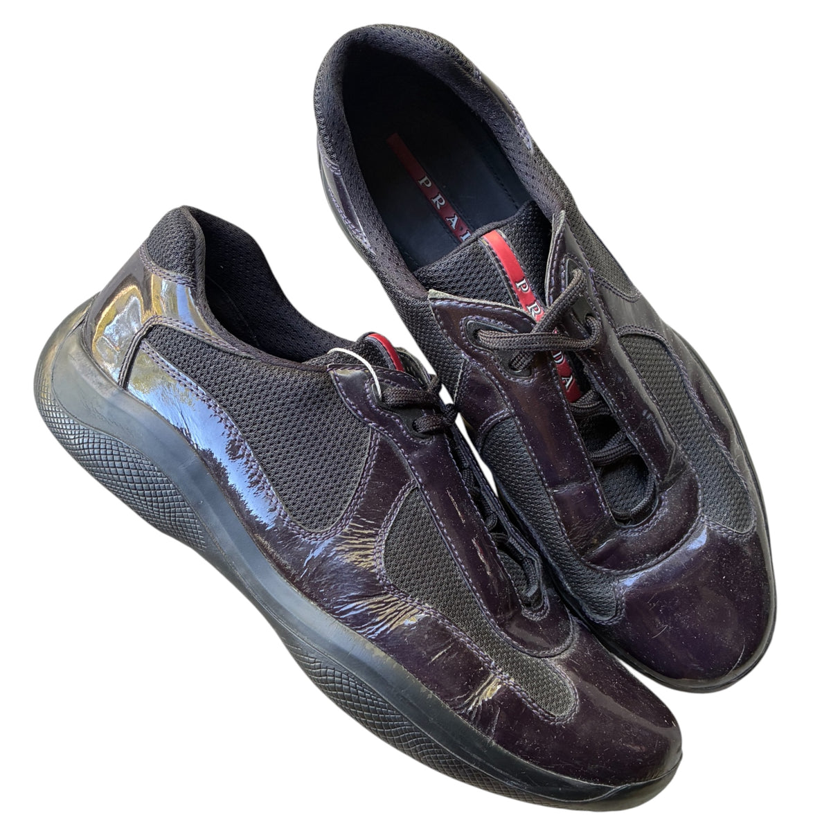 Vintage Prada patent leather cups (45,5)