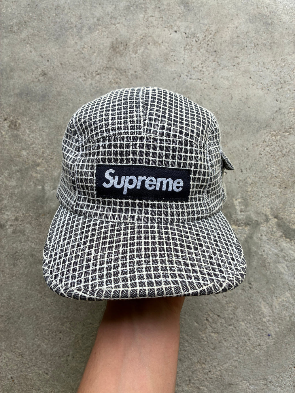 Supreme “DENIM RIPSTOP” Camp Cap (Adjustable)