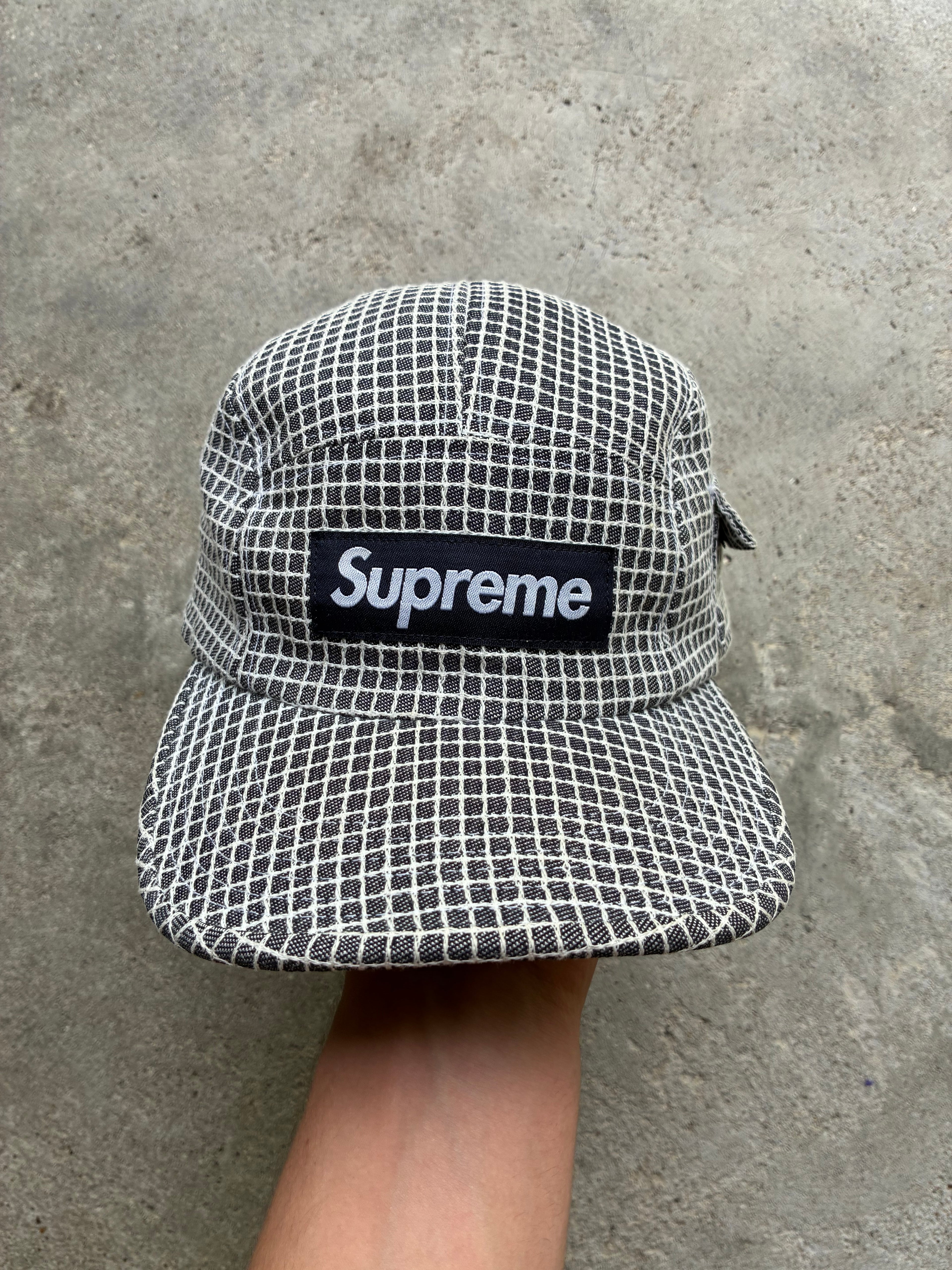 Supreme “DENIM RIPSTOP” Camp Cap (Adjustable)