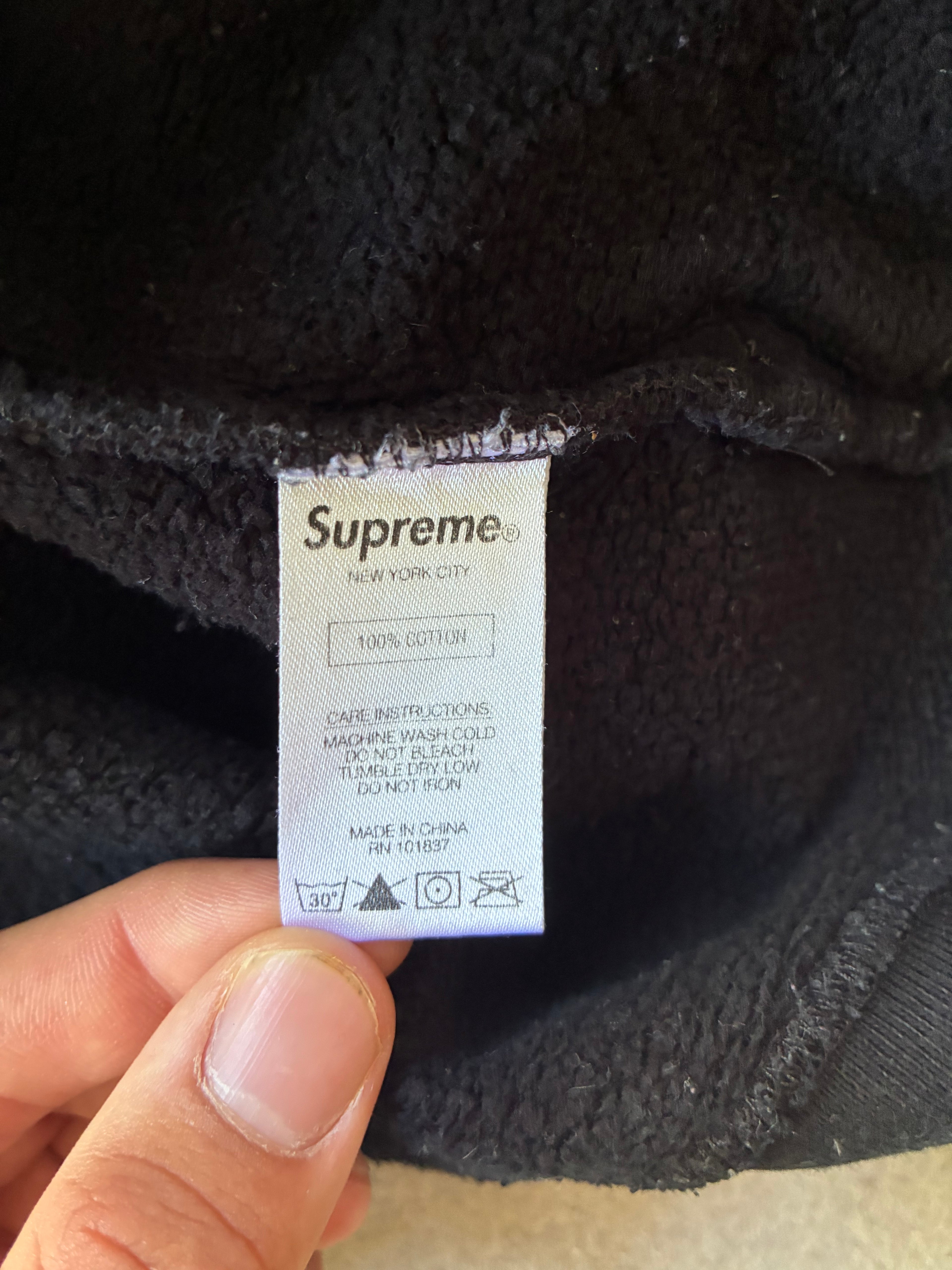 Supreme “DIAGIONAL LOGO” Hooded Hoodie (L)