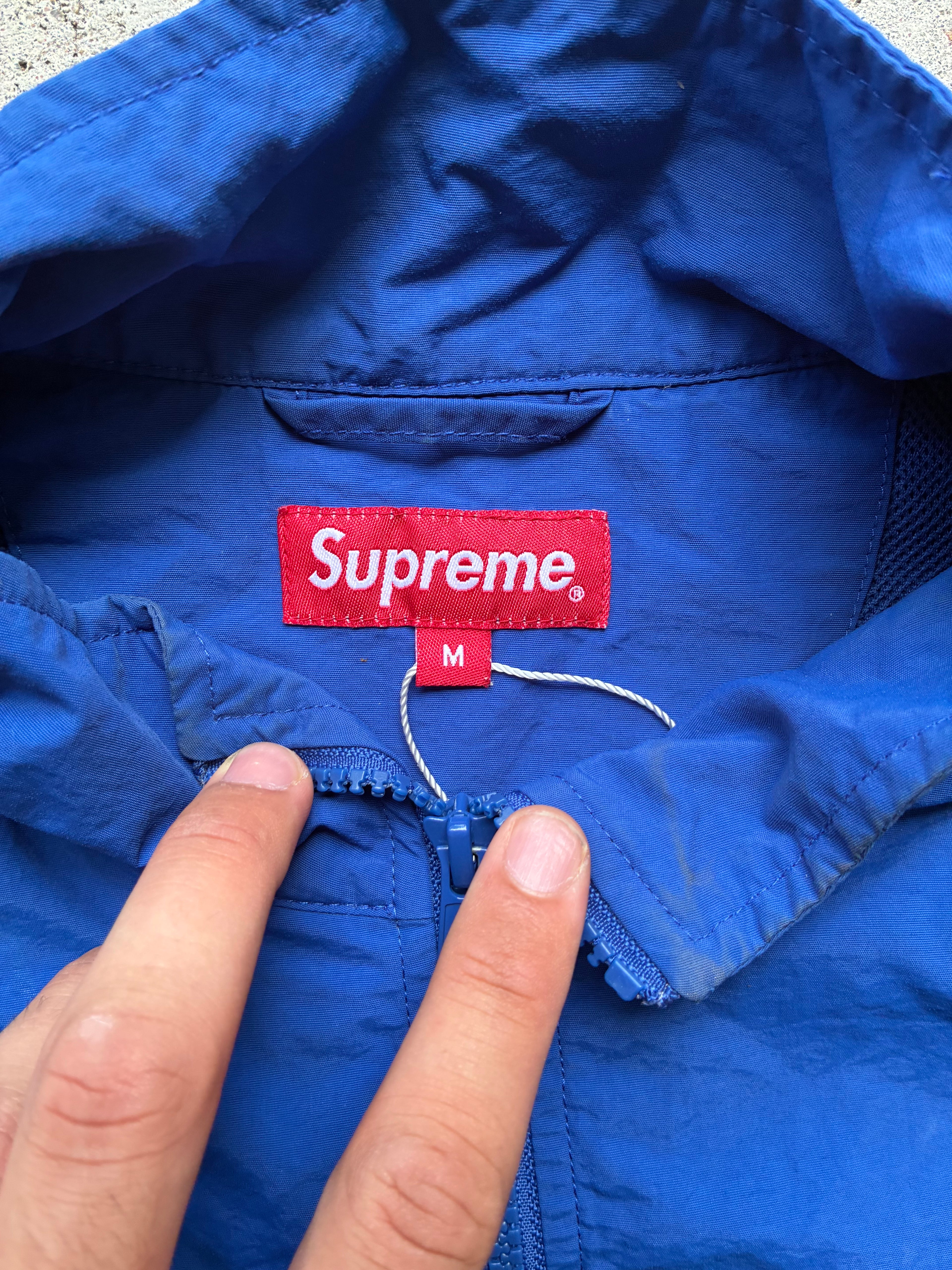 Supreme “CORNER ARC SS18” Half Zip Pullover (M)