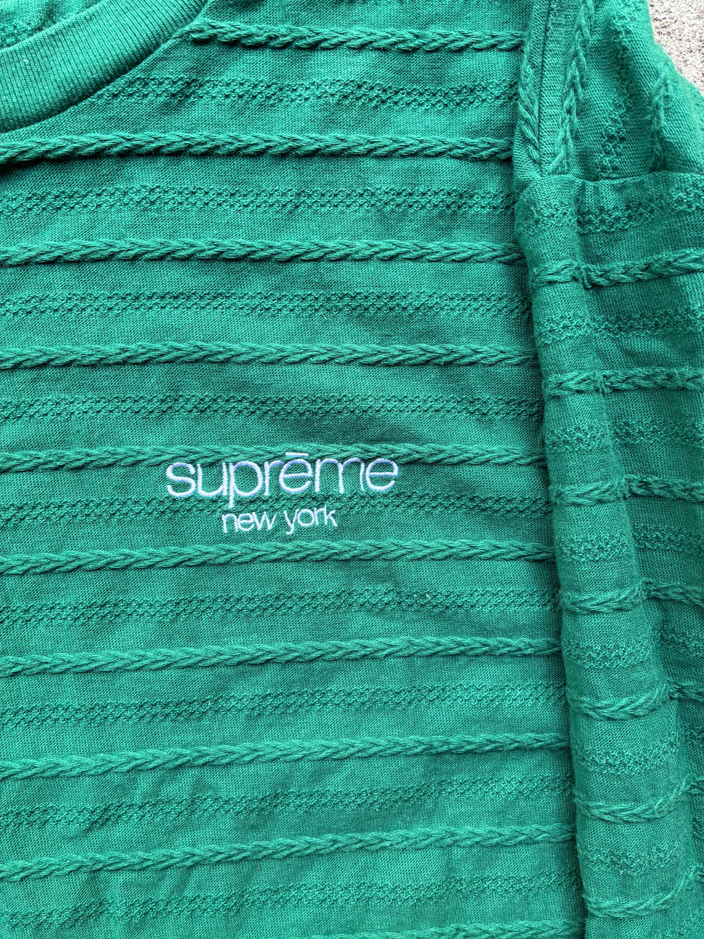 Supreme “RIPPED NEW YORK” Long Sleeve (L)