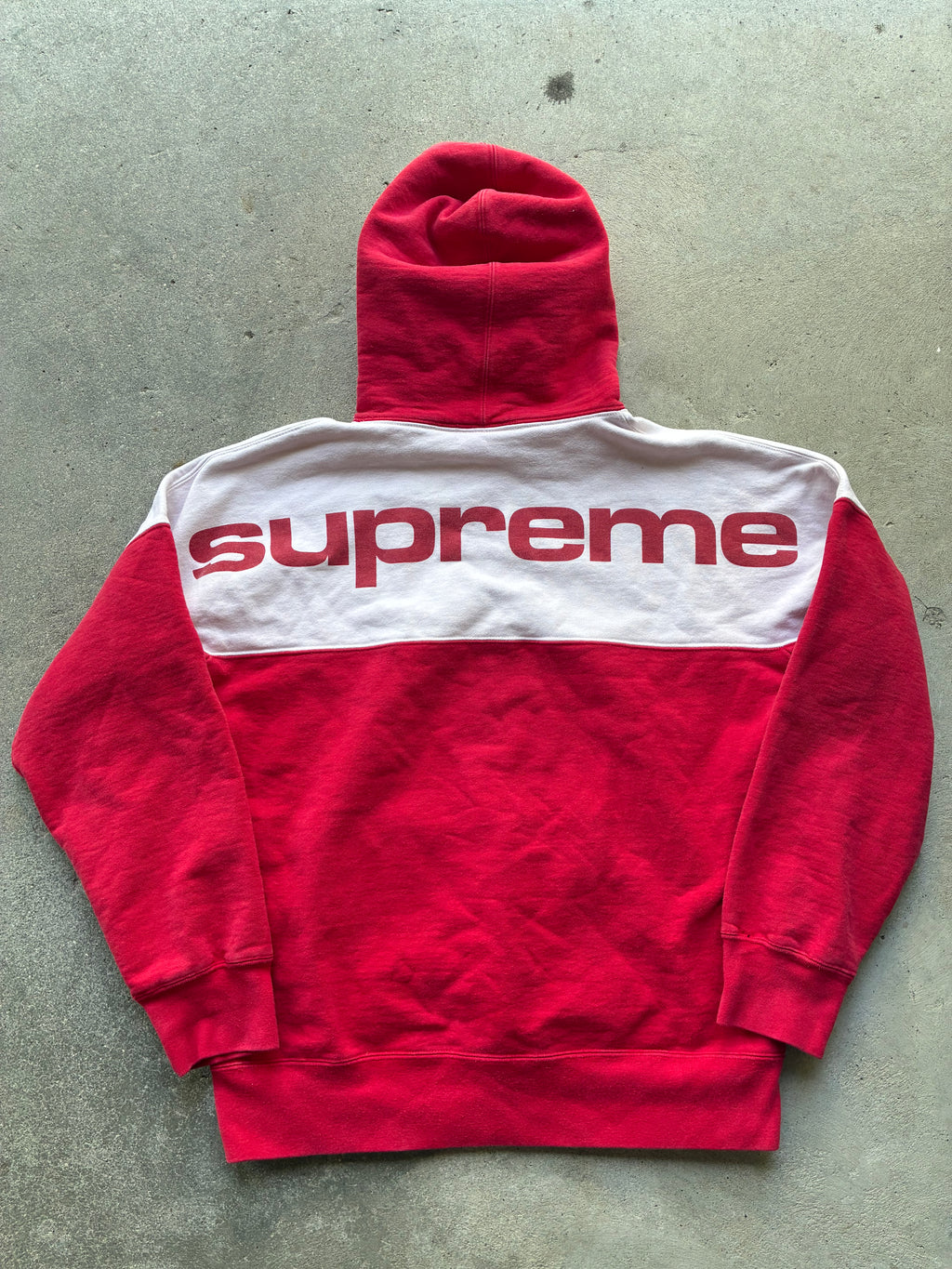 Supreme “COLOR BLOCK” Hoodie (L)