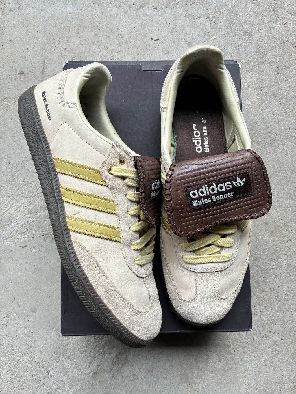 Adidas samba x Wales Bonner ECRU TINT BROWN" (46)