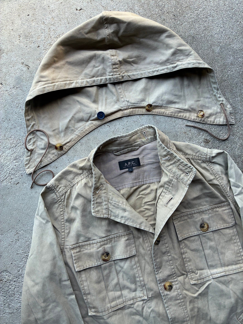 A.P.C field jacket (L)