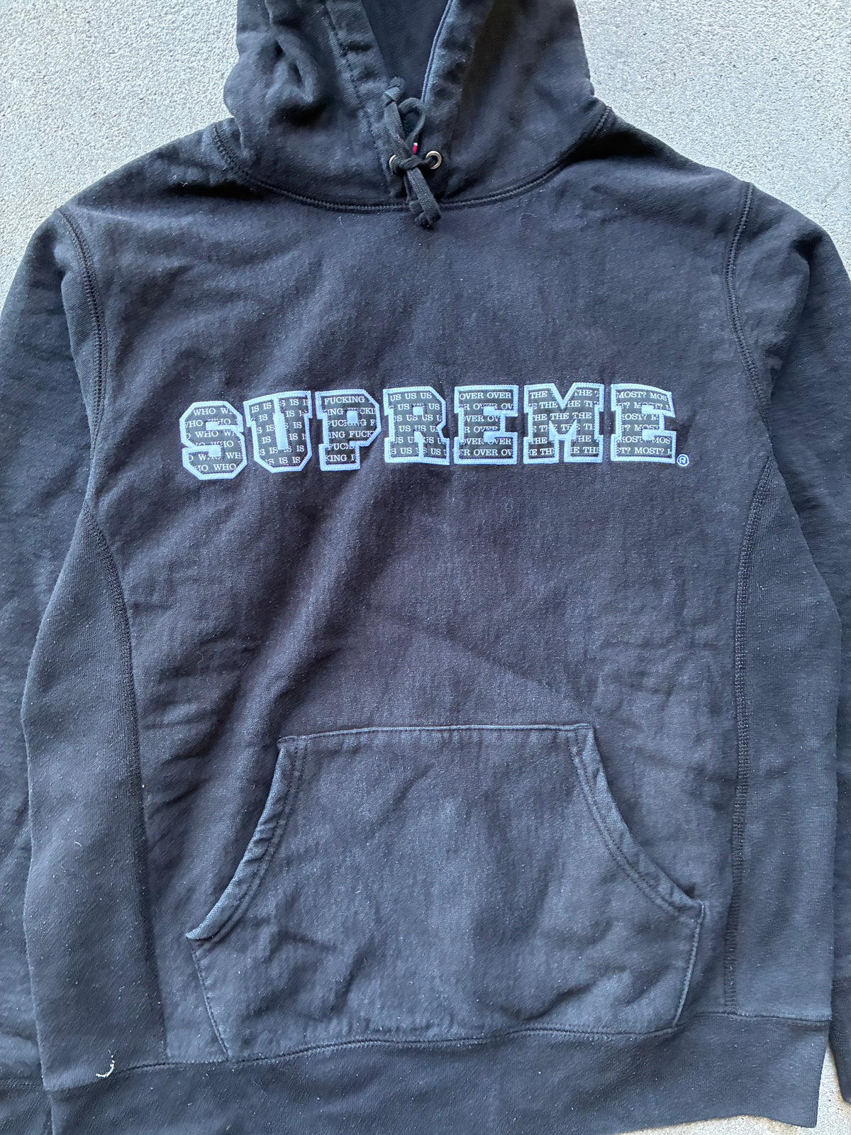 Supreme “COLLEGIATE ACRONYM” Hoodie (M)