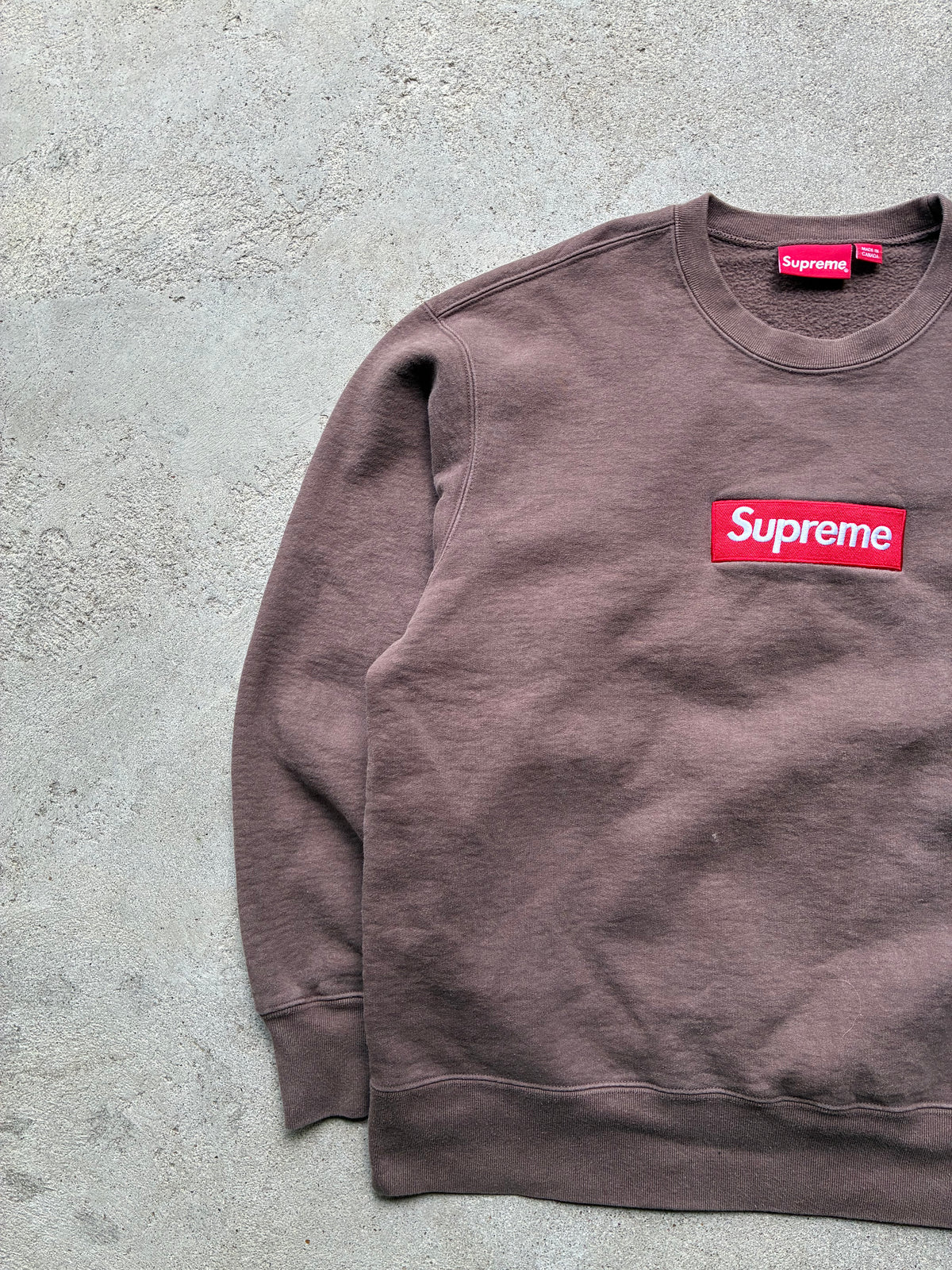 Supreme “ BROWN BOX LOGO” Crewneck (M)