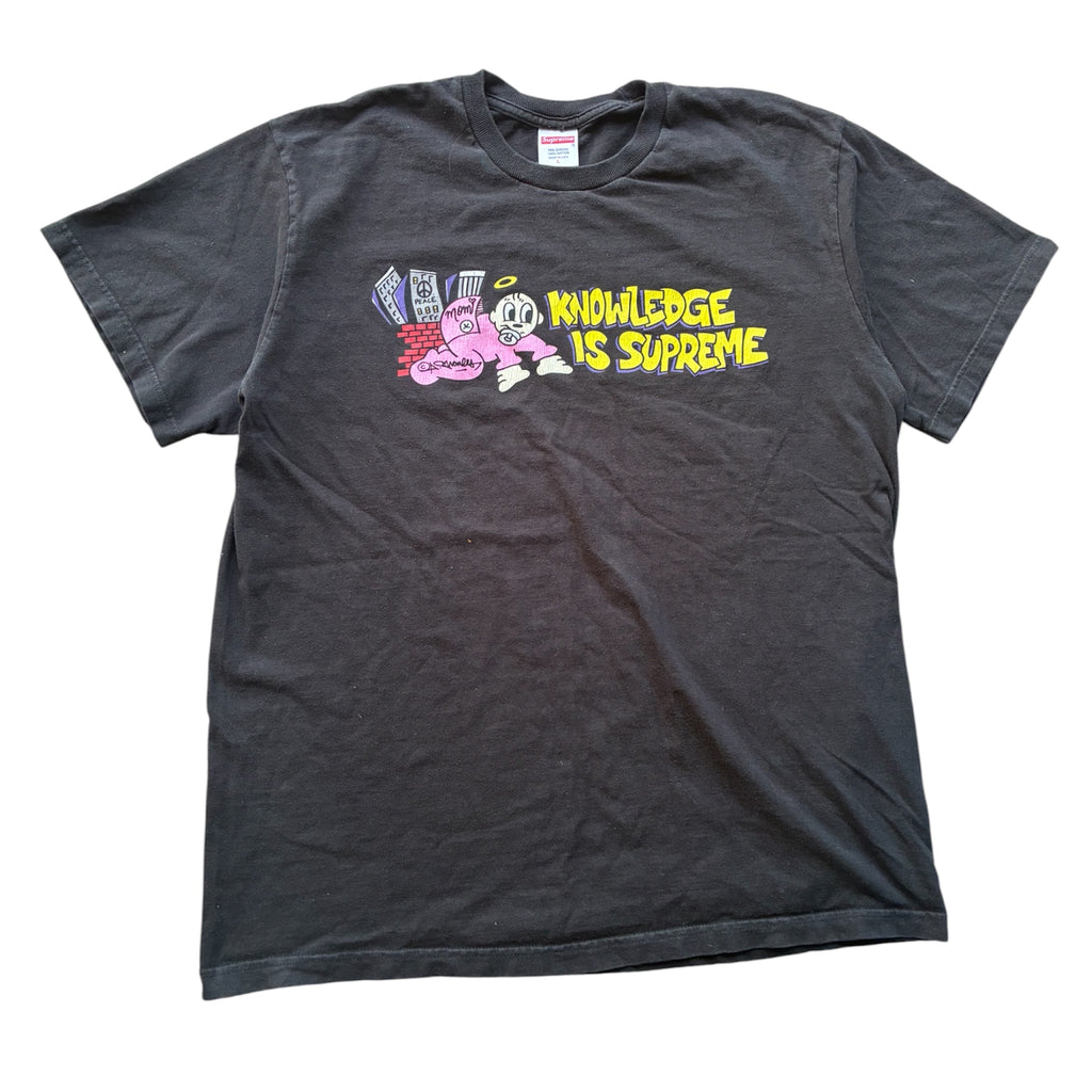 Supreme “KNOWLEDGE IS SUPREME” Tee (L)