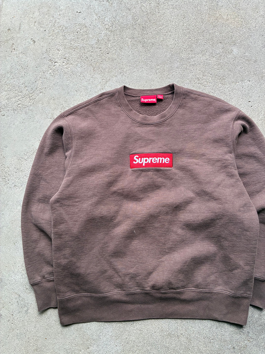 Supreme “ BROWN BOX LOGO” Crewneck (M)