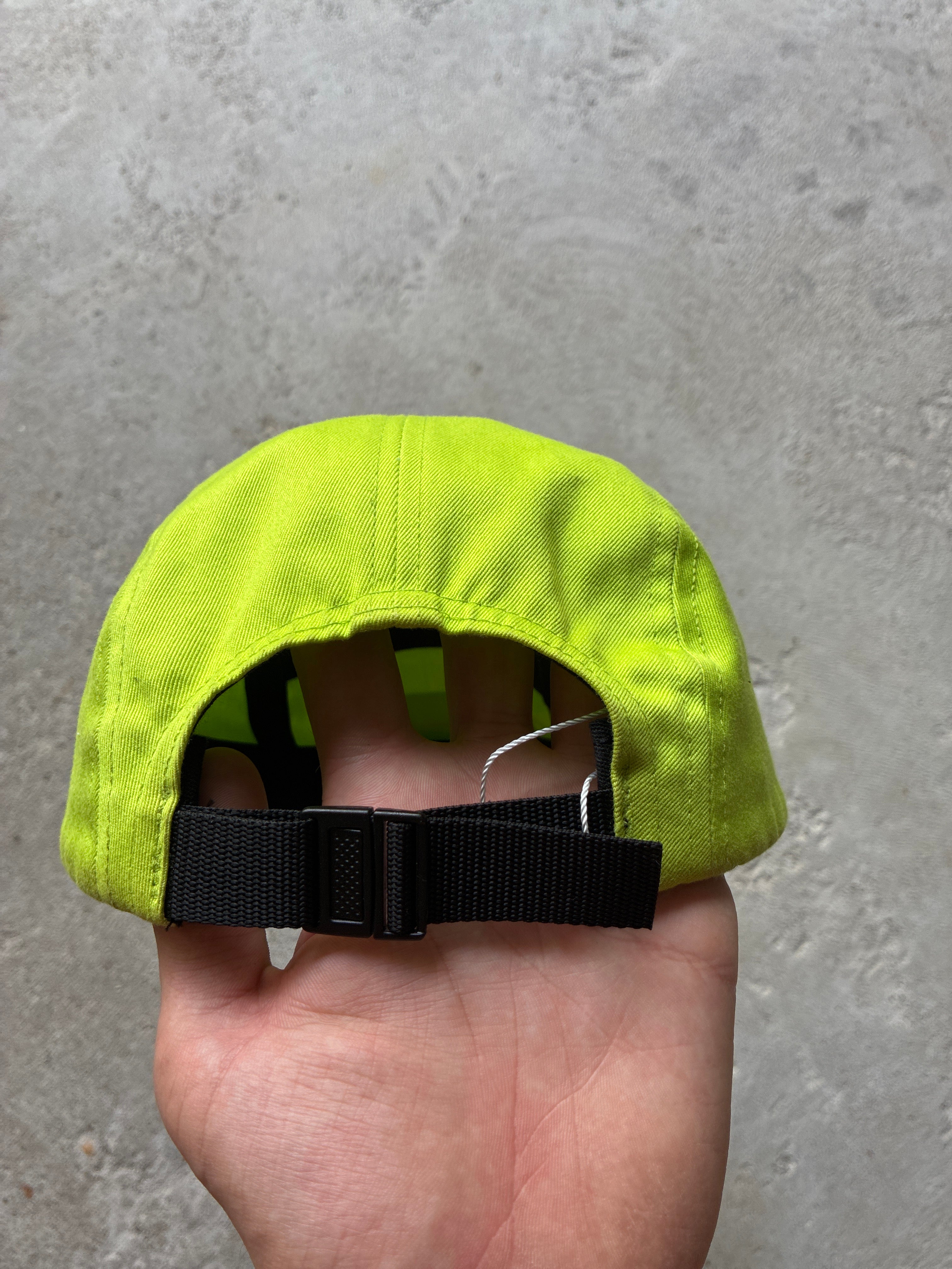 Supreme “WORLDWIDE VISOR TAPE” Camp Cap (Adjustable)