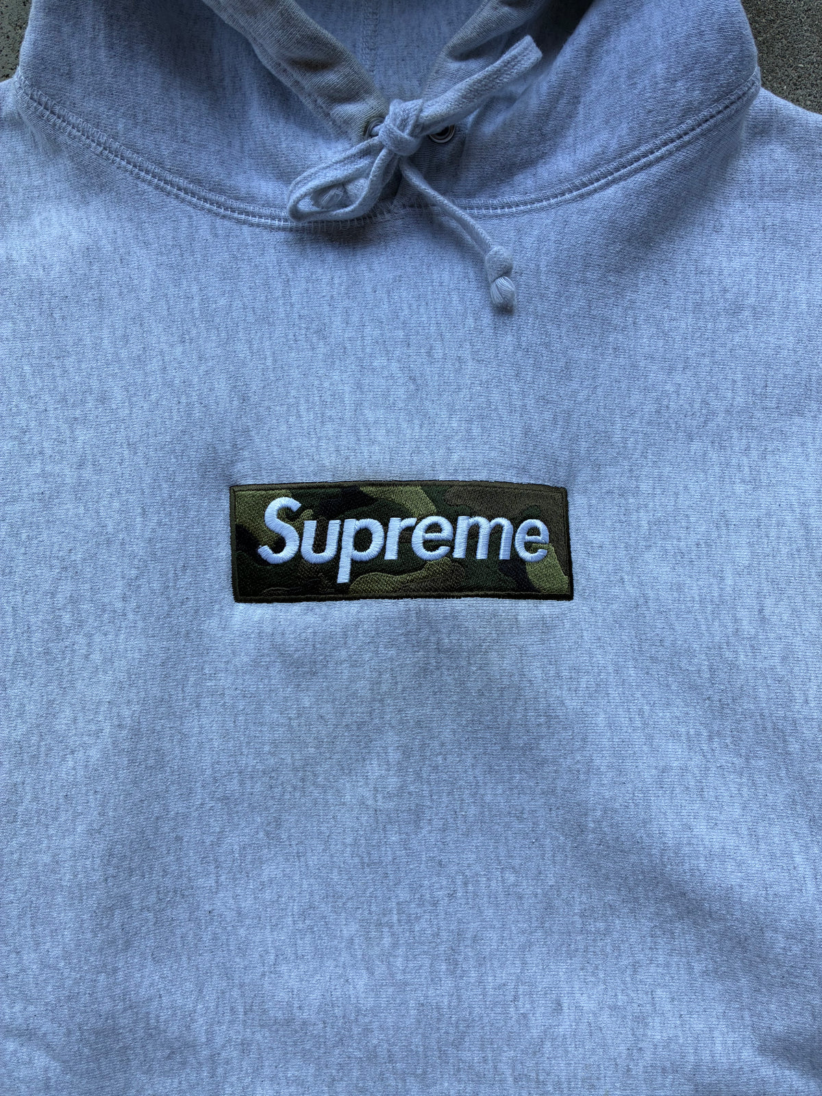Supreme “BOX LOGO CAMO FW23” Hoodie (M)