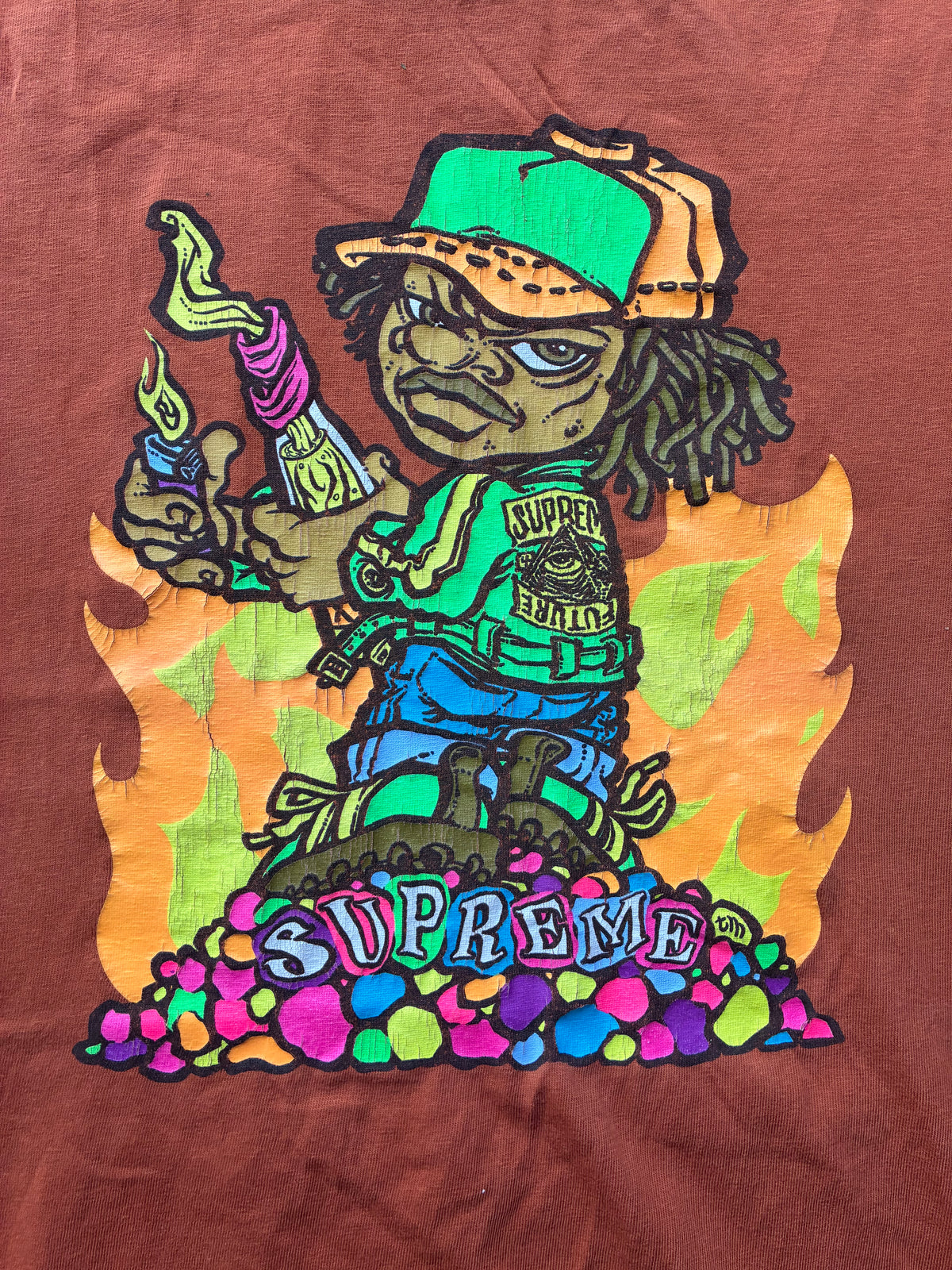 Supreme “MOLOTOV KID” Tee (L)
