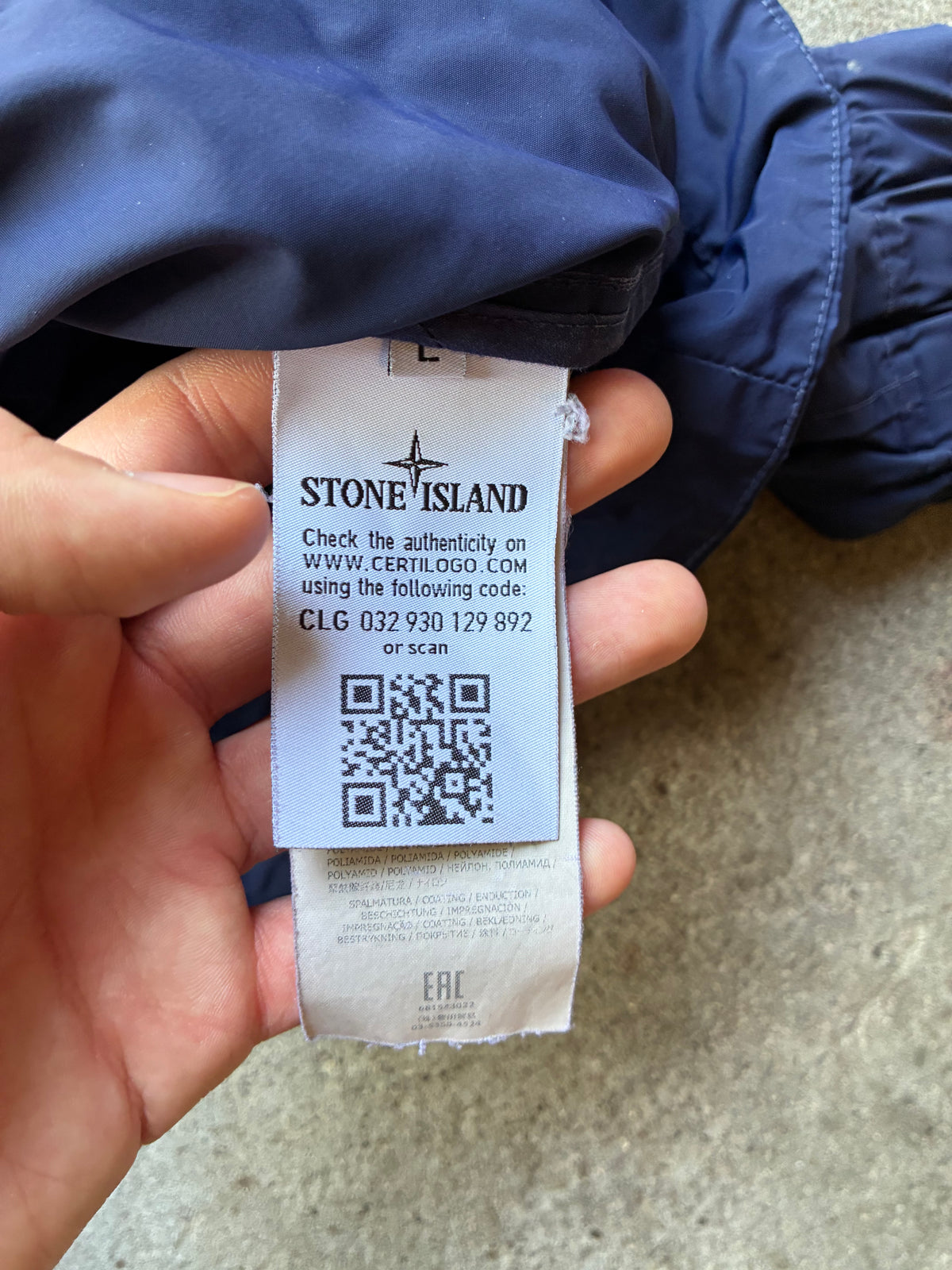 Stone Island trenchcoat (L)