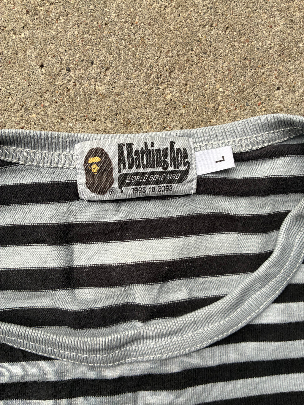 Stribet Bape Long sleeve (L)