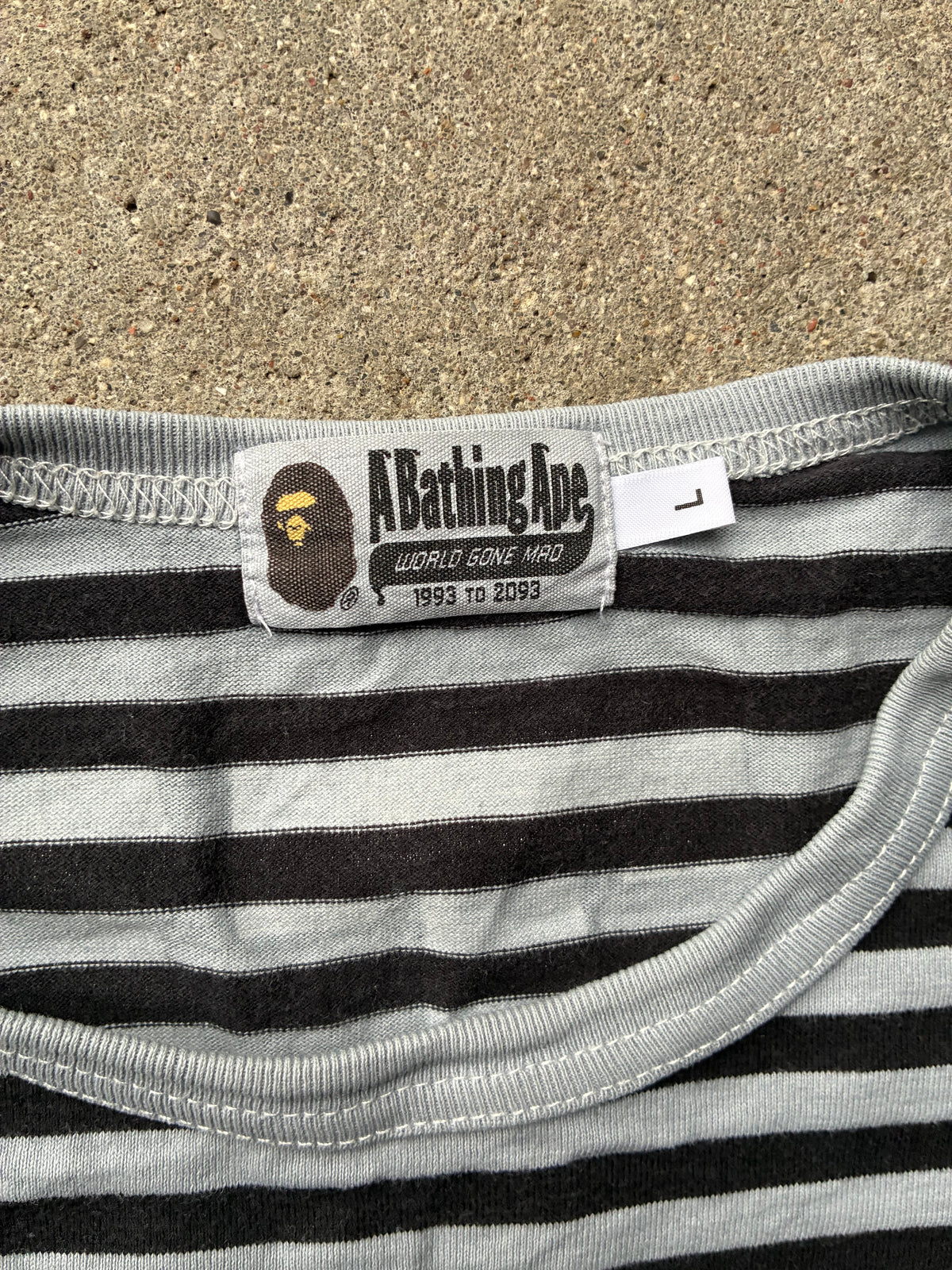 Stribet Bape Long sleeve (L)
