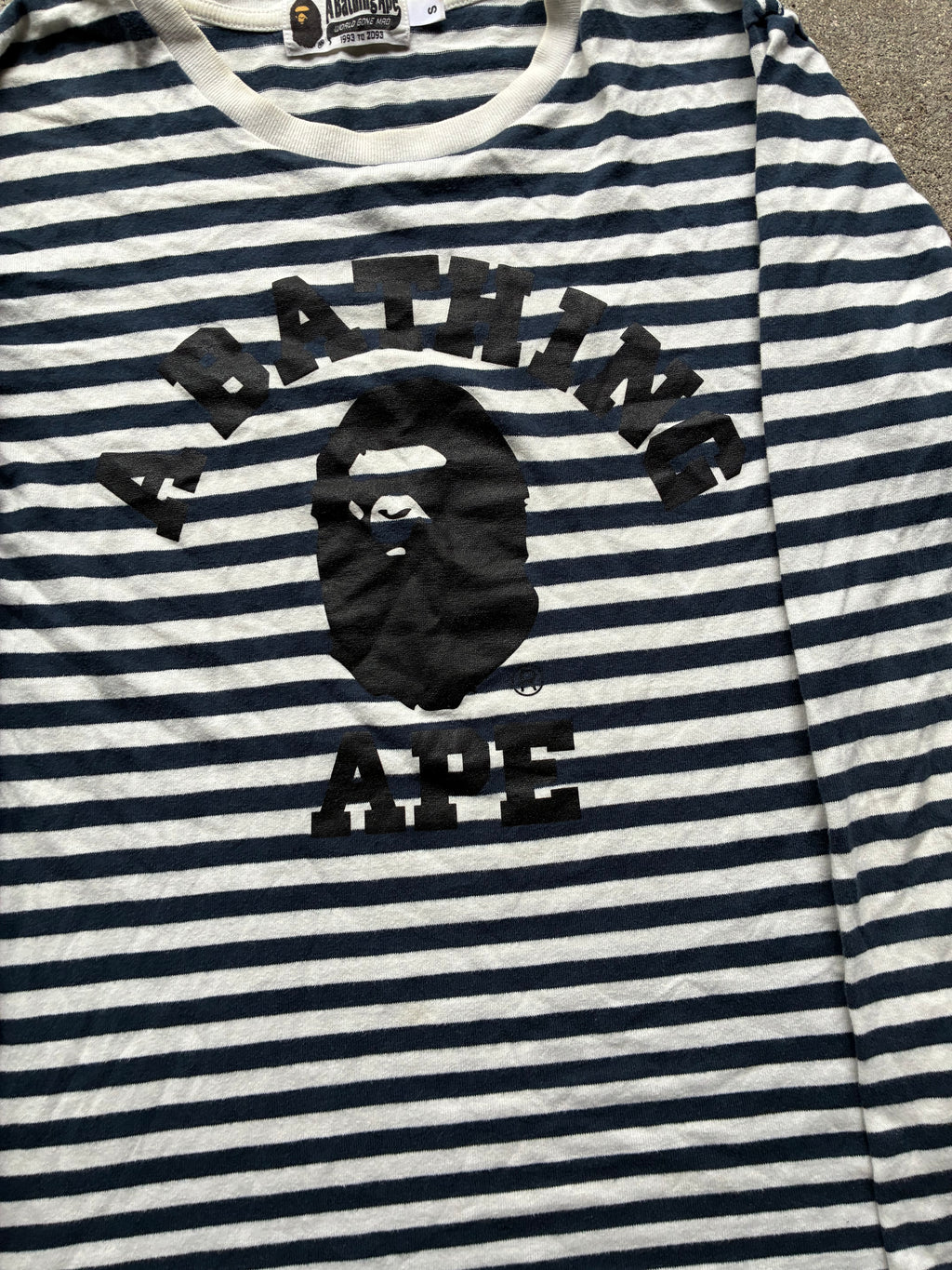 Stribet Bape Long sleeve (S)