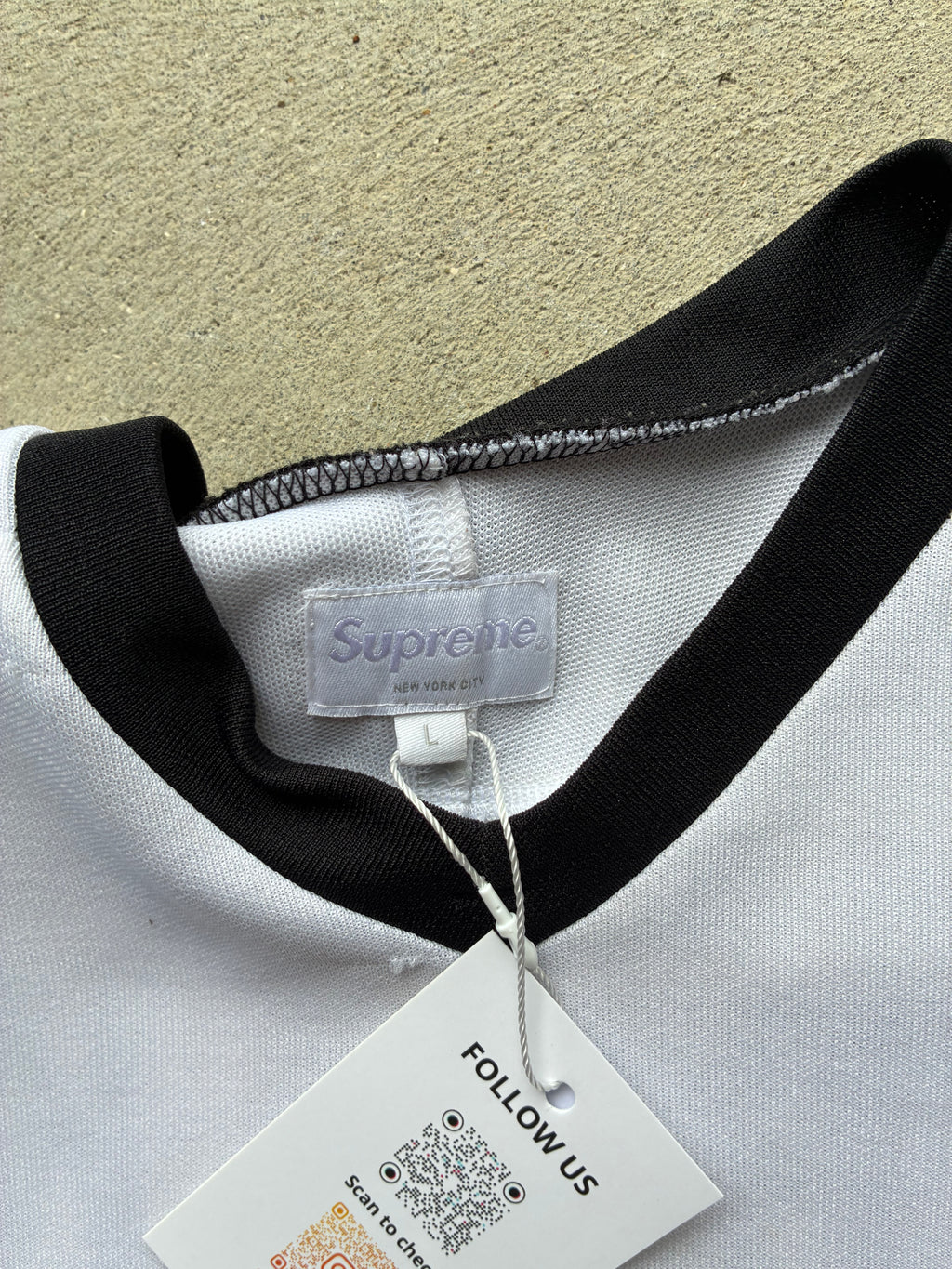 Supreme “FREAKY WHITE” Jersey (L)