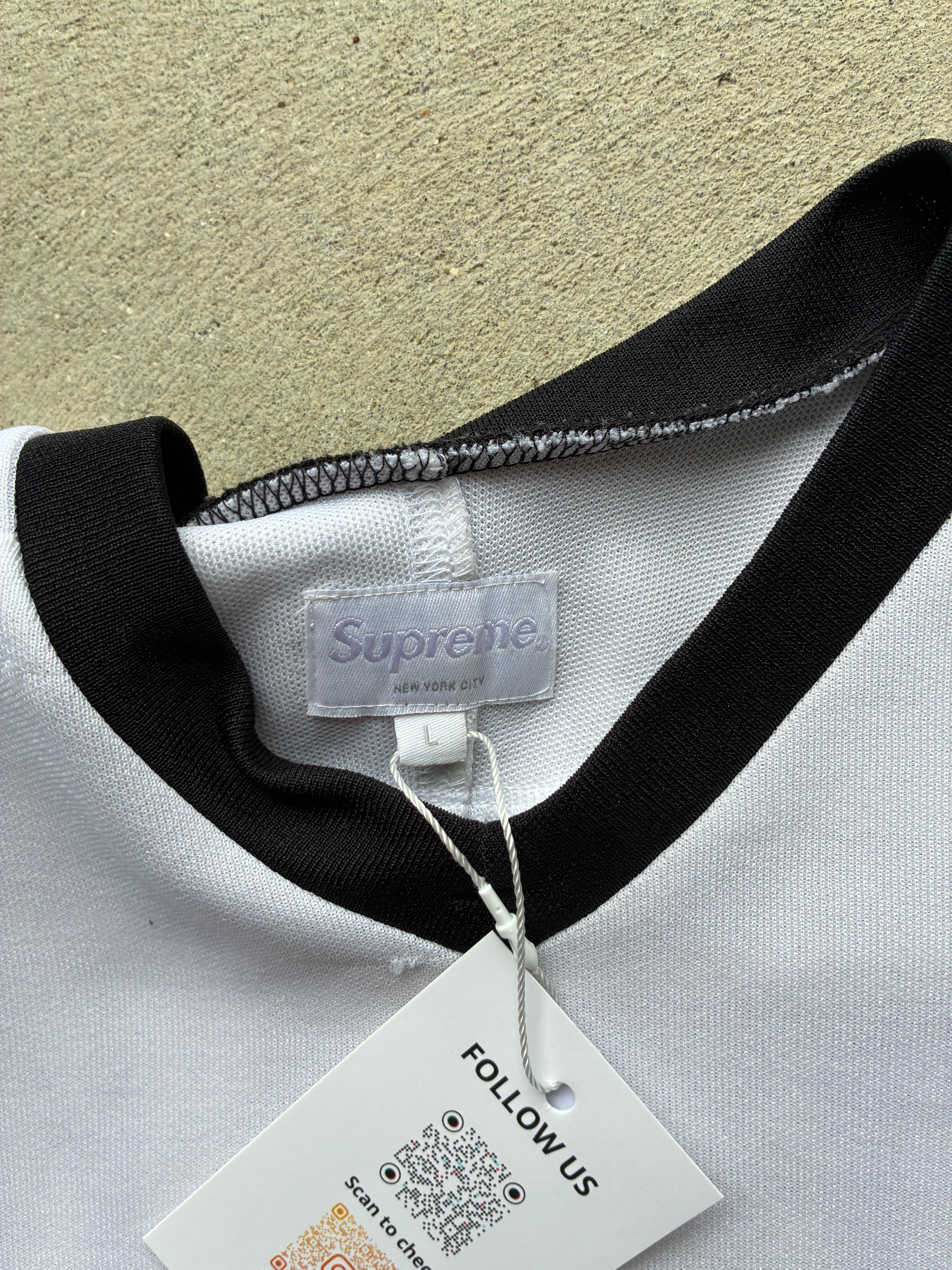 Supreme “FREAKY WHITE” Jersey (L)