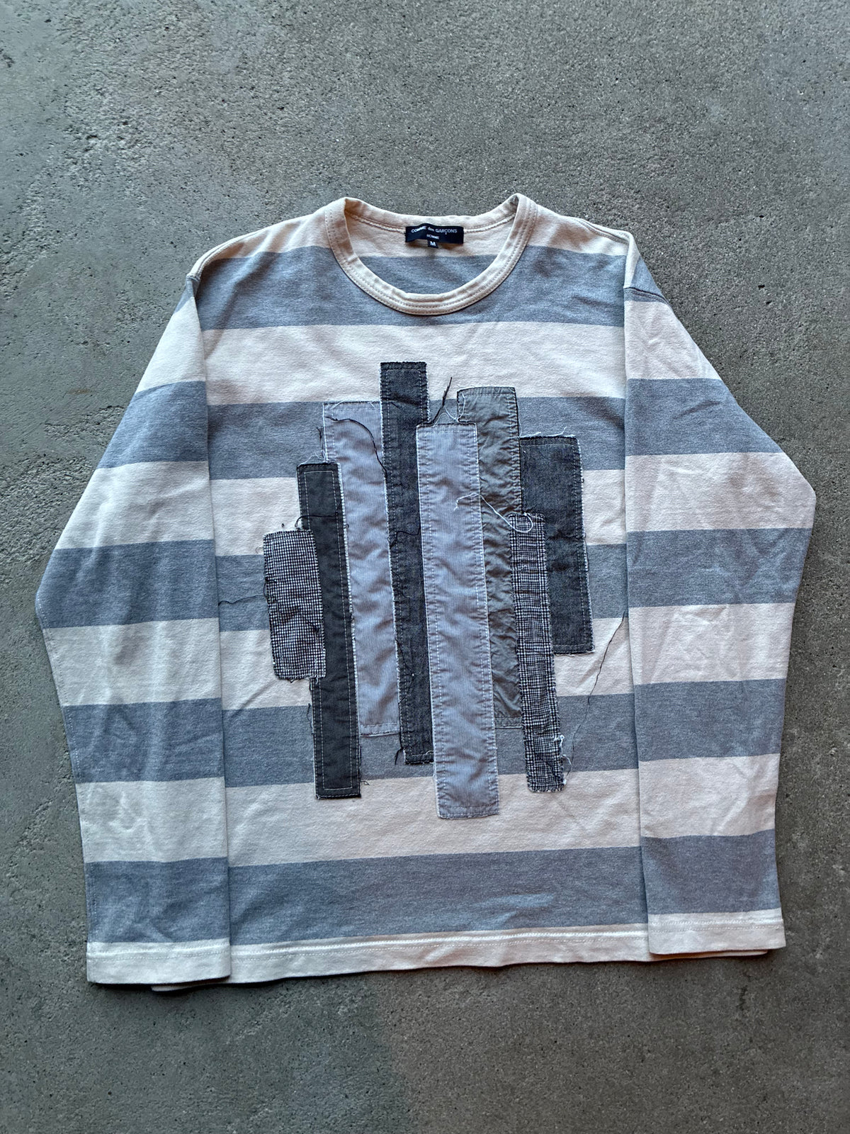 Stripped Comme des garçons Homme “RIPPED” Long Sleeve (M)
