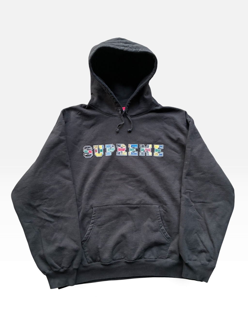 Supreme “COLLEGIATE PATCHWORK” Hoodie (XL)
