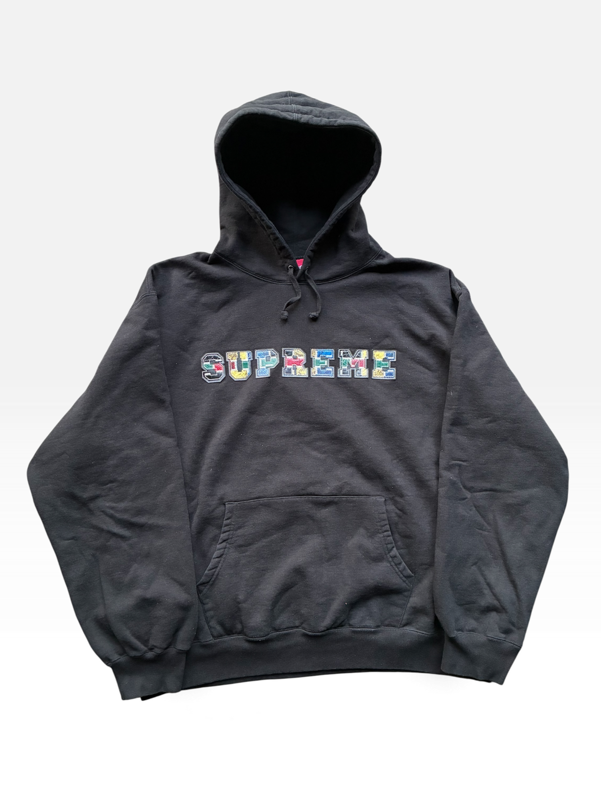 Supreme “COLLEGIATE PATCHWORK” Hoodie (XL)
