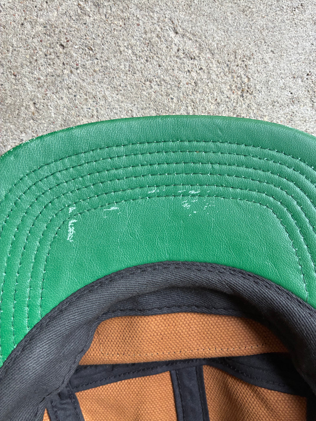 Supreme “LEOPARD GREEN LEATHER SS13” Camp Cap (Adjustable)