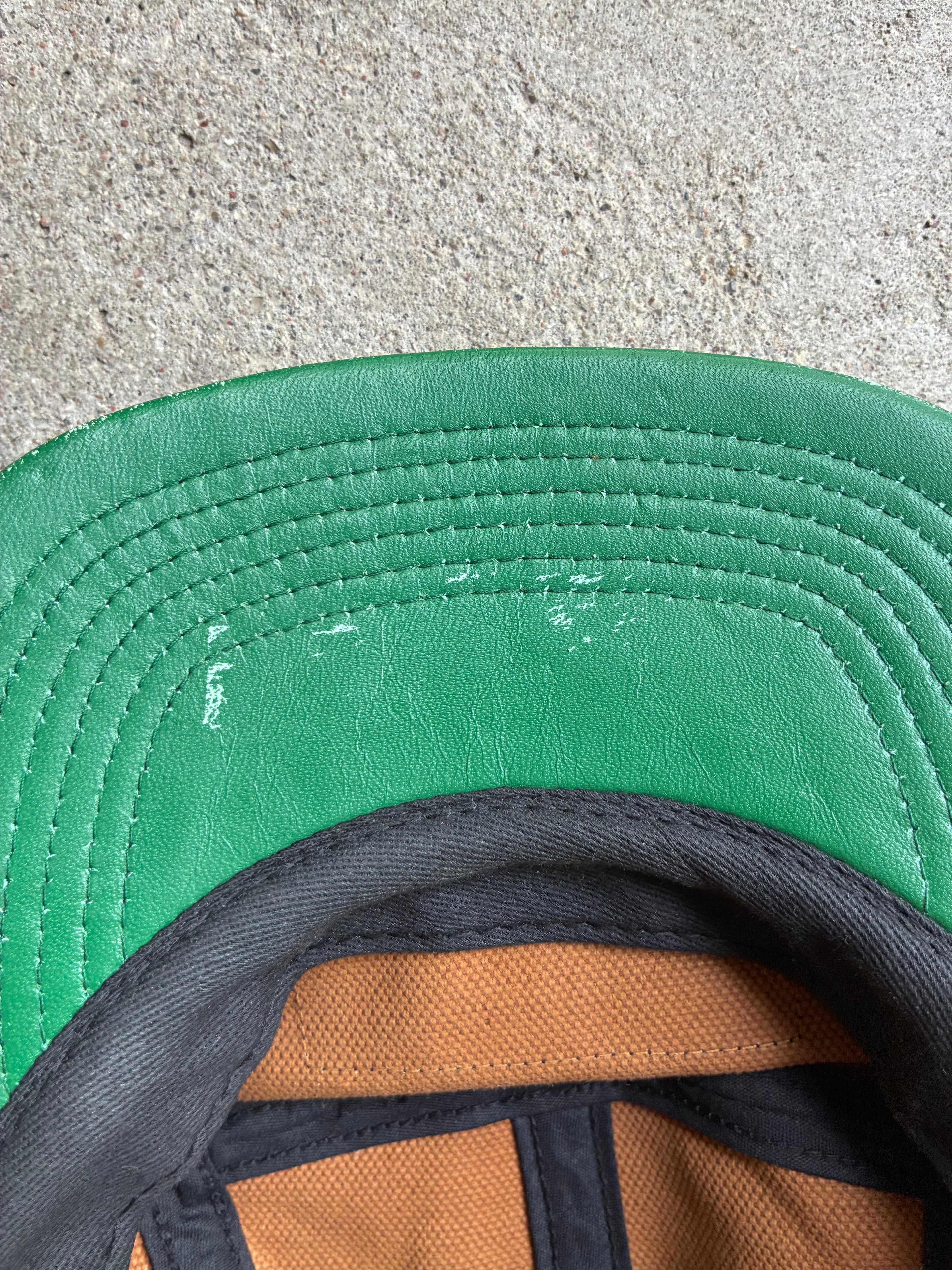 Supreme “LEOPARD GREEN LEATHER SS13” Camp Cap (Adjustable)