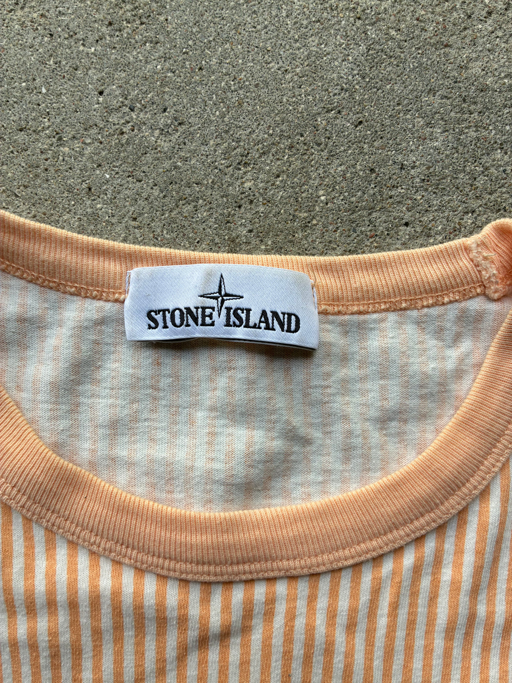 Peach Stone Island Marina Long Sleeve (L)
