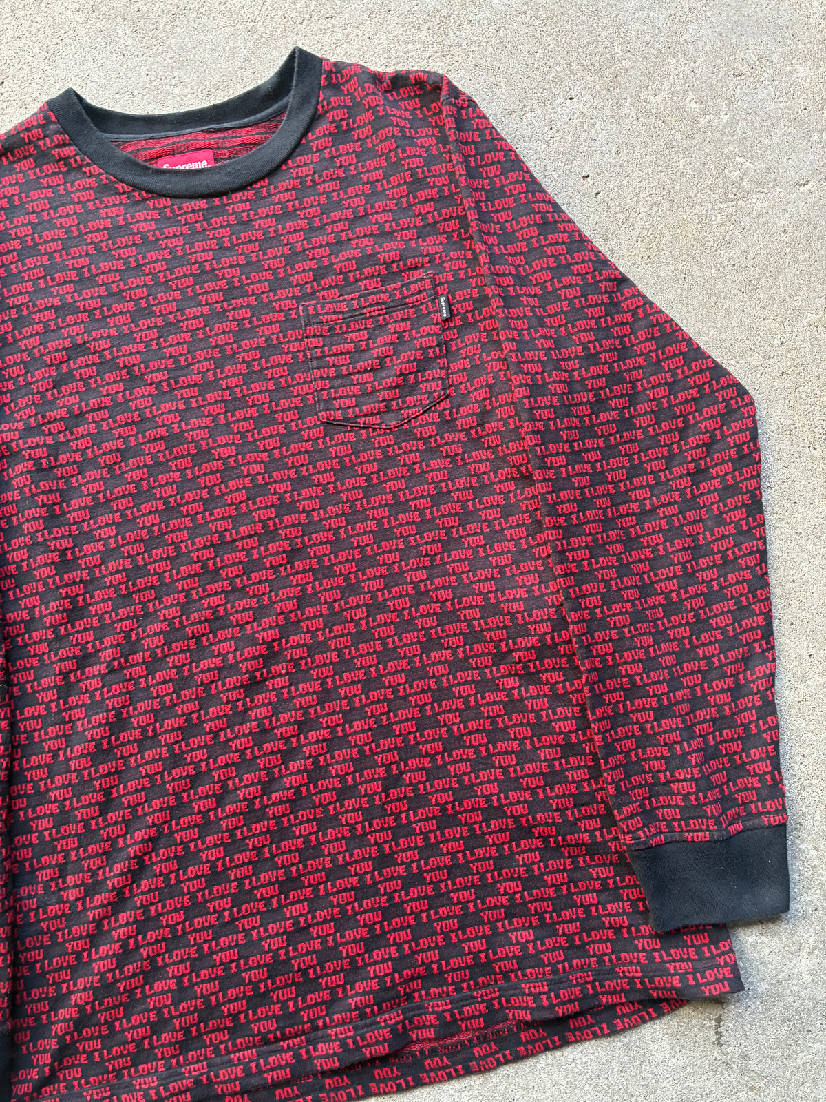 Supreme “I LOVE YOU” Long Sleeve (XL)