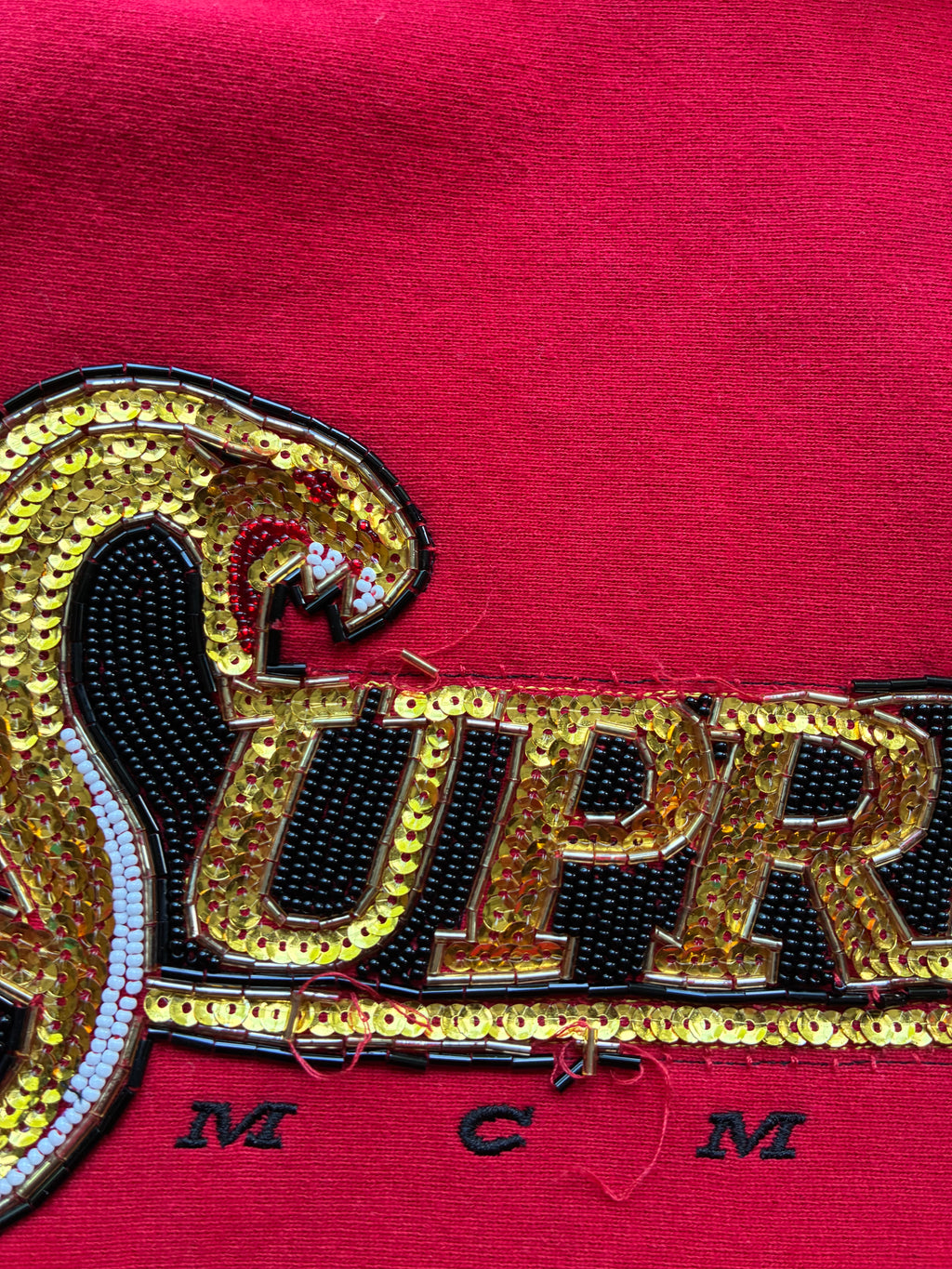 Supreme “SEQUIN VIPER” Hoodie (L)