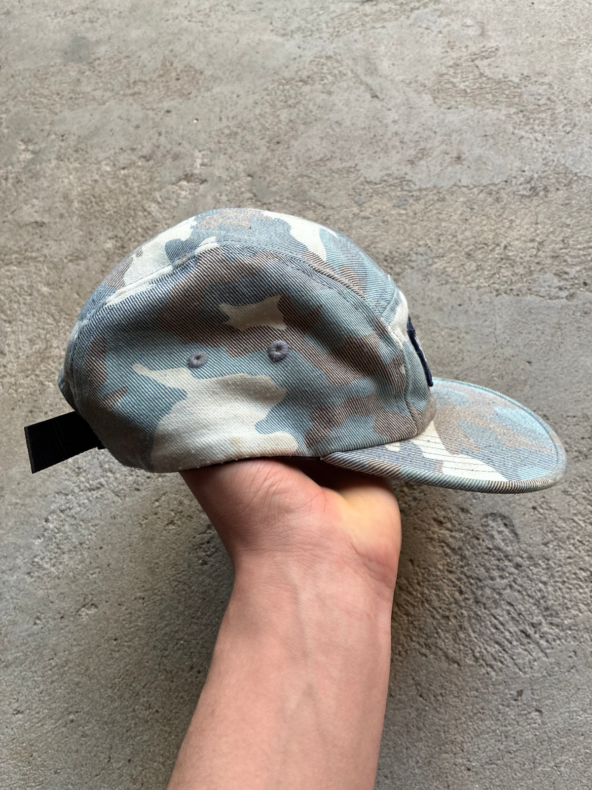 Supreme “WASHED OUT CAMO” Camp Cap (Adjustable)