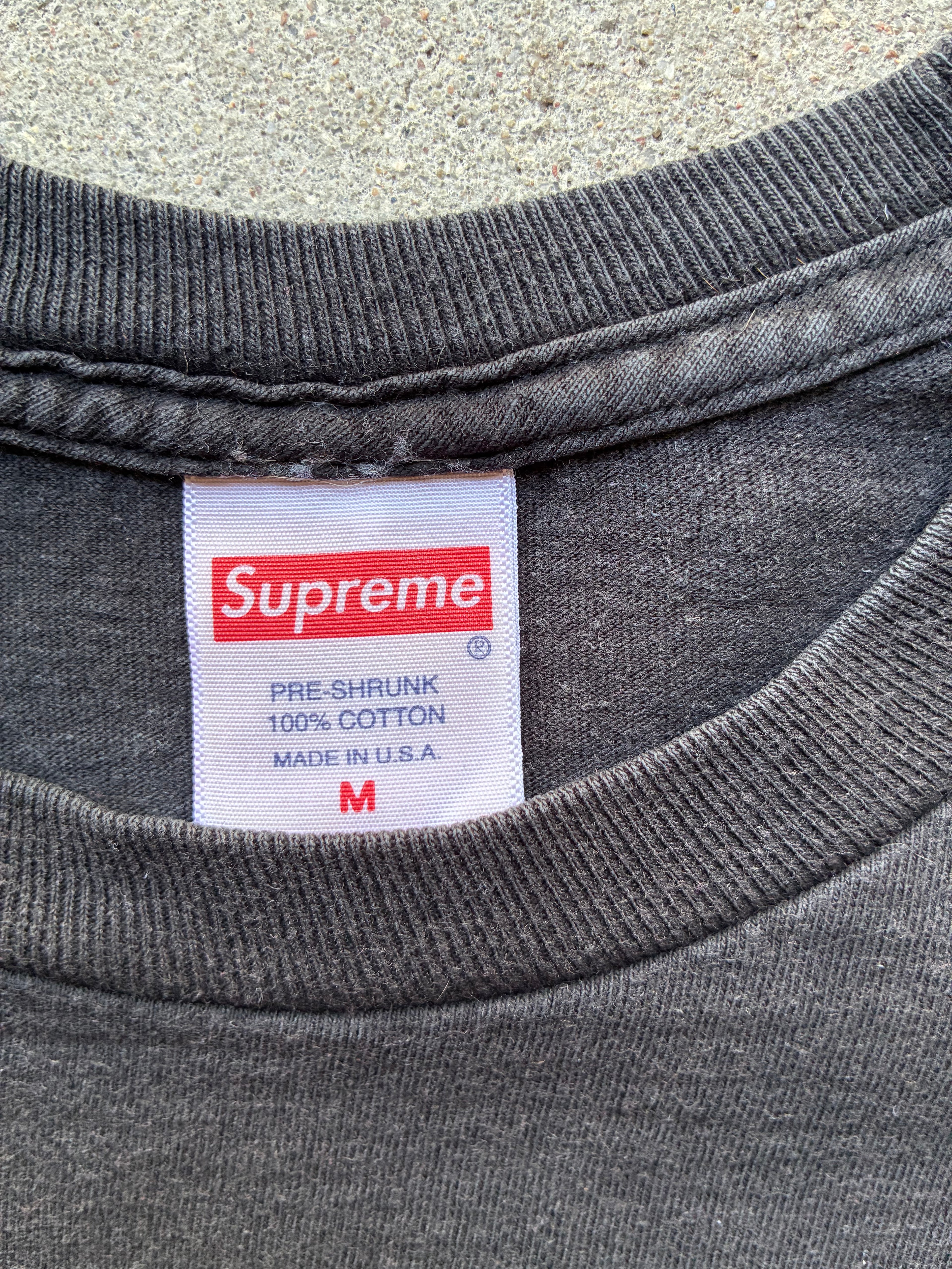 Supreme "NEW SH*T FROM AUTHORiZED DEALER” Tee (M)