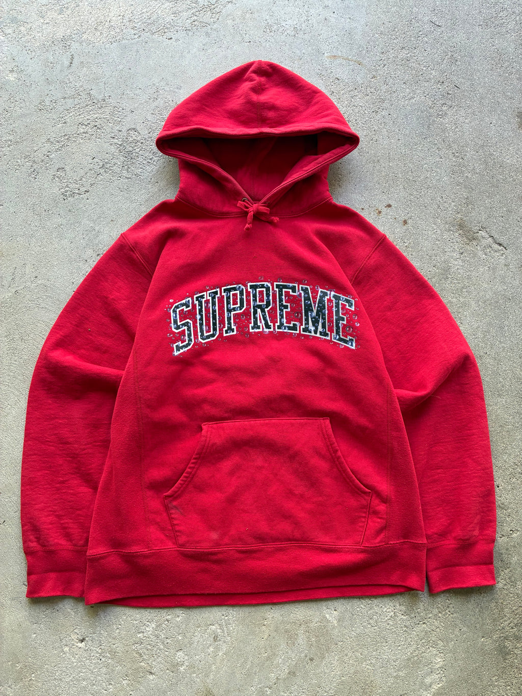 Supreme “WATER ARC LOGO” Hoodie (L)