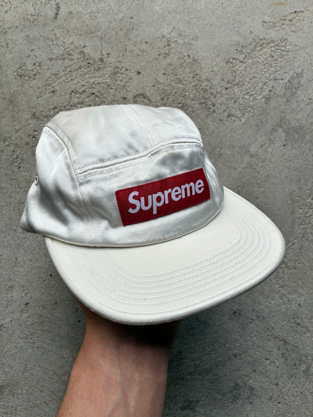 Supreme “WHITE” Camp cap (Adjustable)