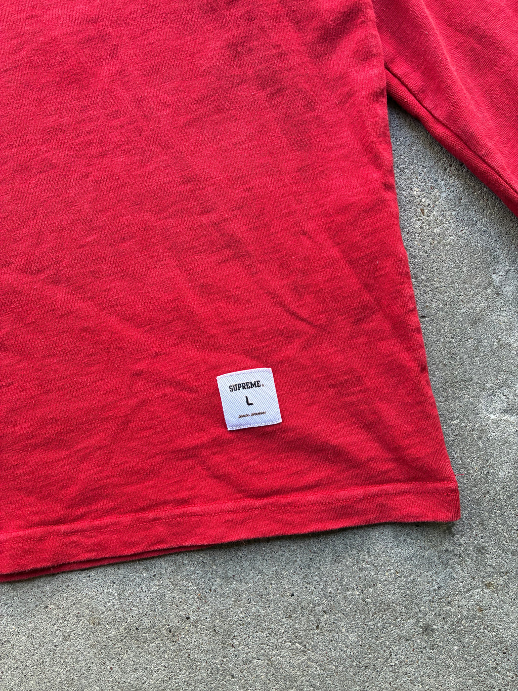 Supreme “REFLECTIVE” Long Sleeve (L)